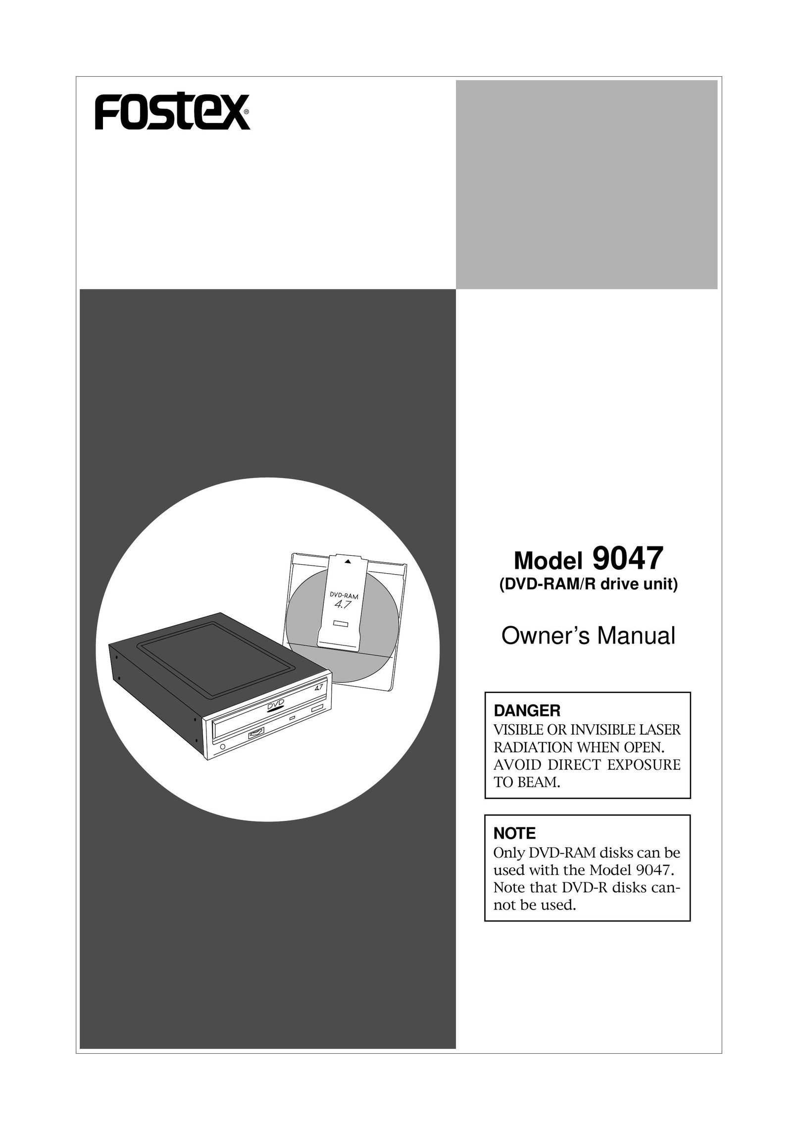 Fostex 9047 Computer Drive User Manual