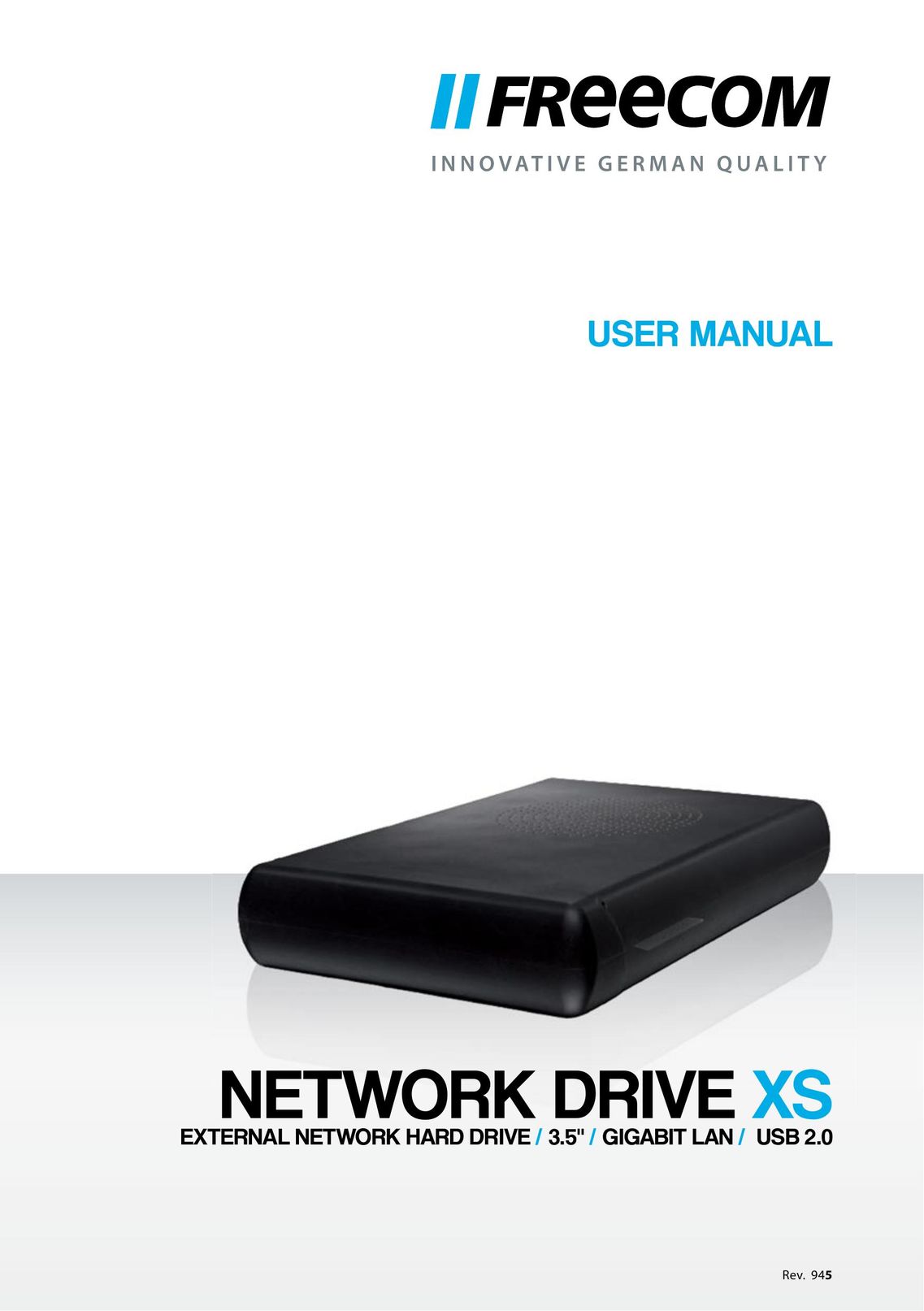 Freecom Technologies Network Drive XS Computer Drive User Manual