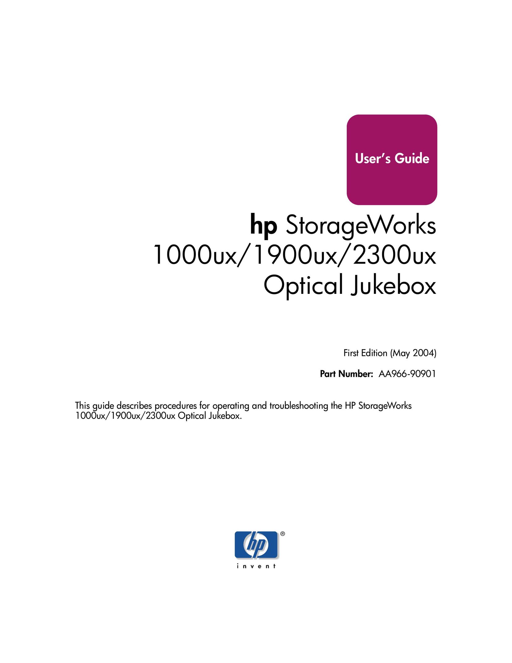 HP (Hewlett-Packard) 1000ux Computer Drive User Manual