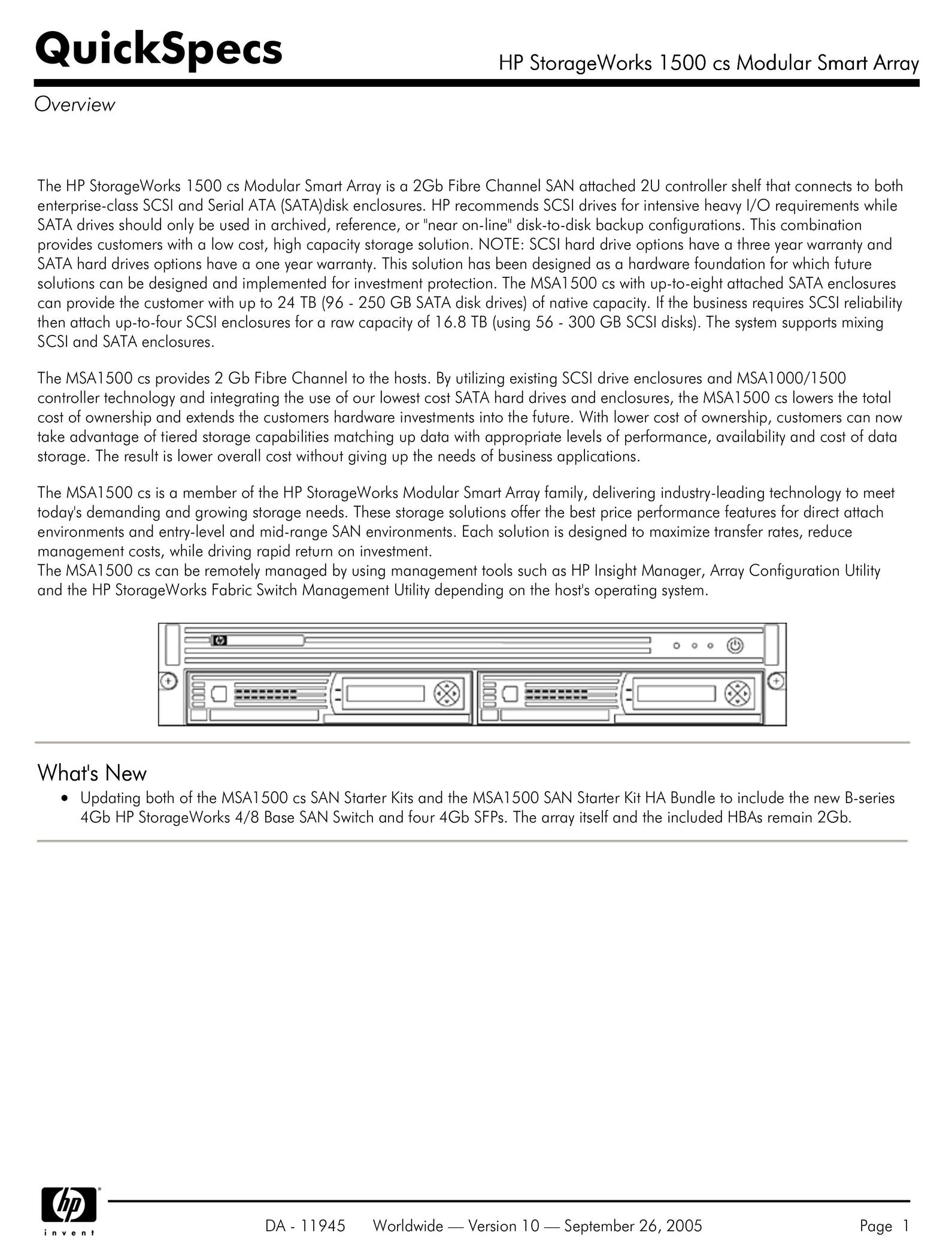 HP (Hewlett-Packard) 1500 cs Computer Drive User Manual