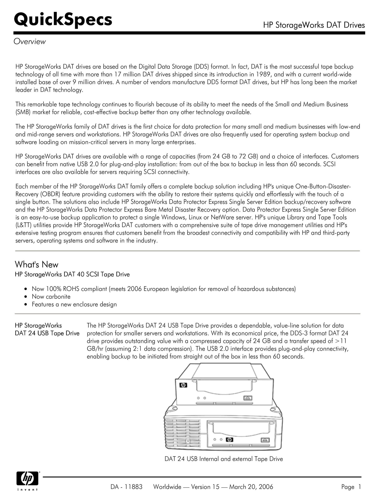 HP (Hewlett-Packard) 40 SCSI Computer Drive User Manual