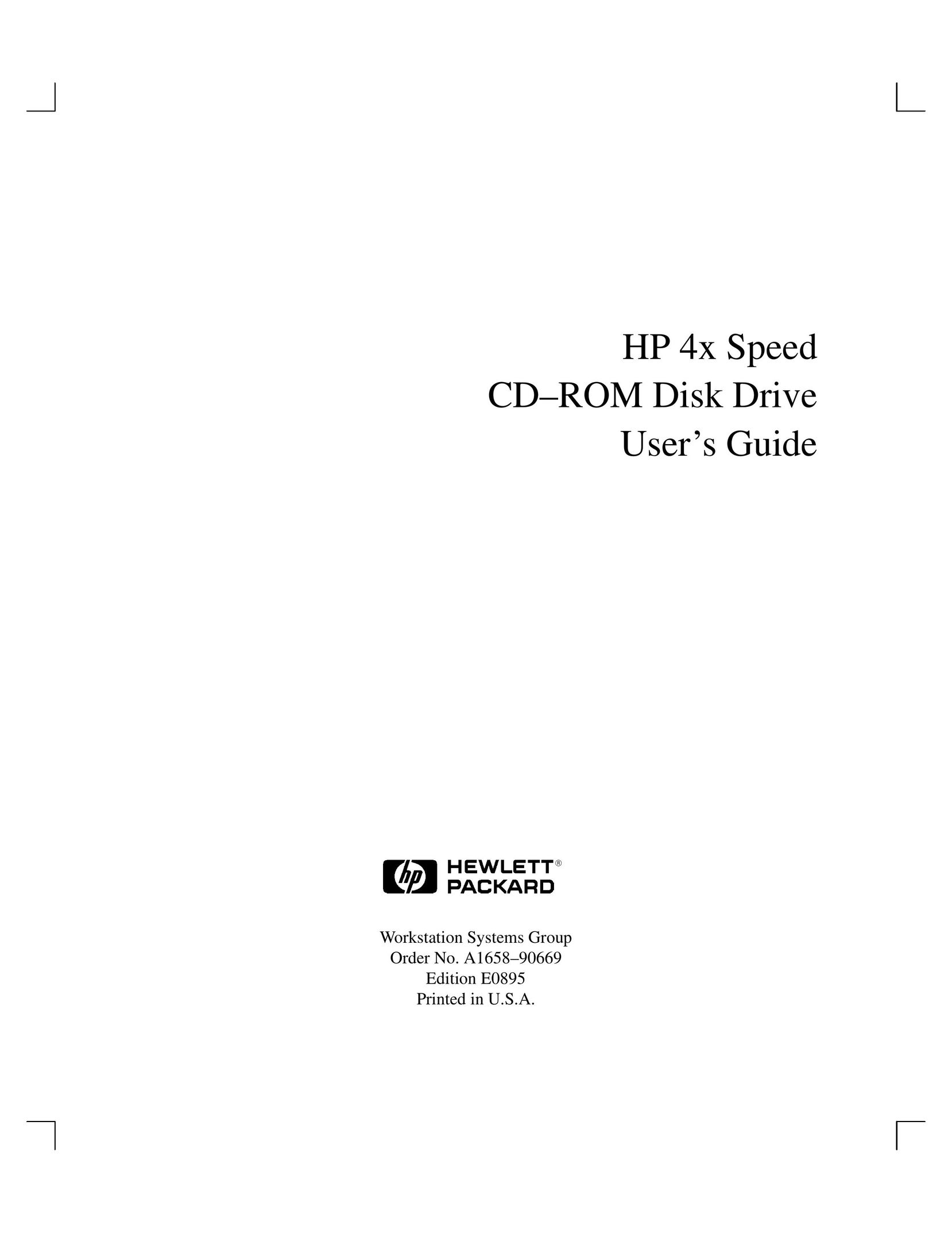 HP (Hewlett-Packard) A165890669 Computer Drive User Manual
