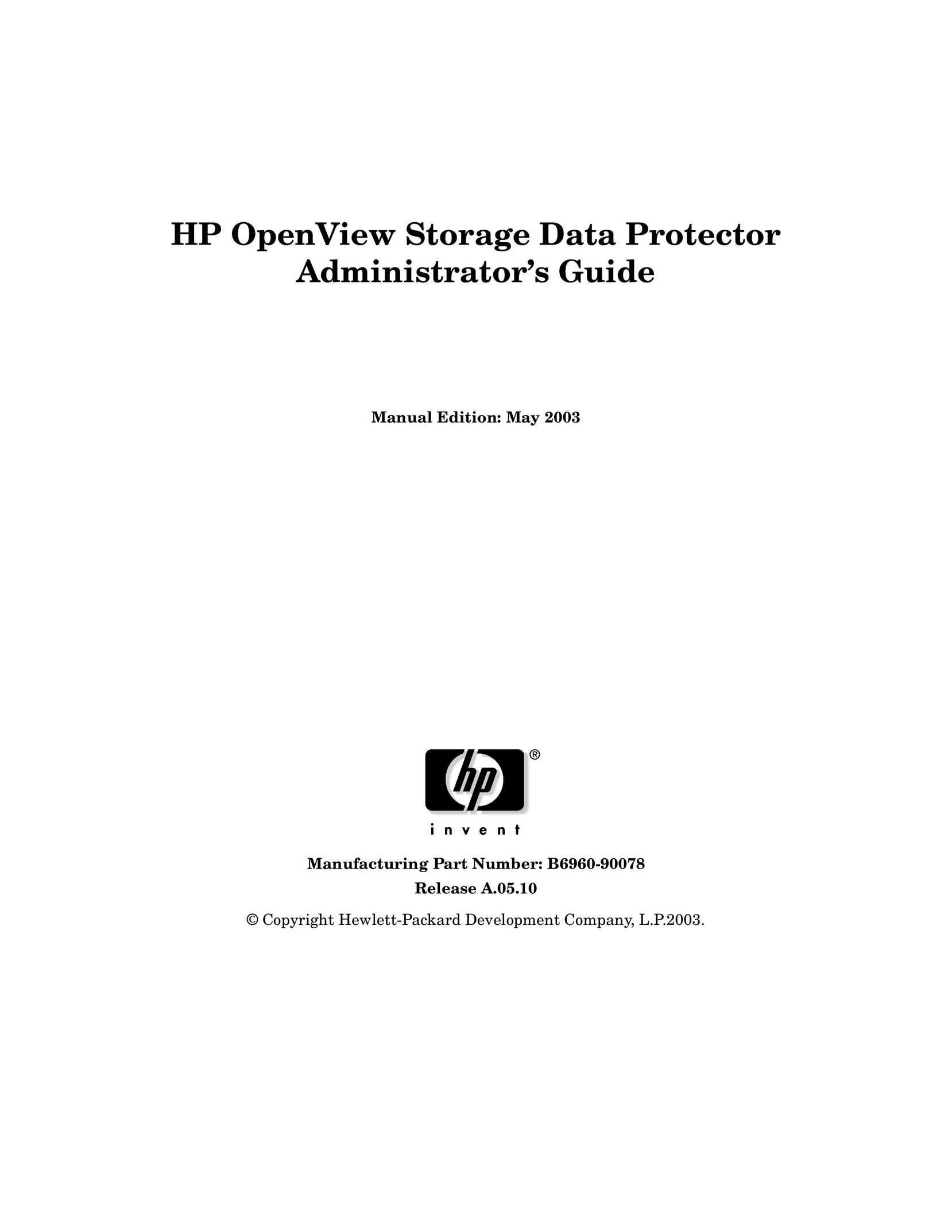 HP (Hewlett-Packard) B6960-90078 Computer Drive User Manual