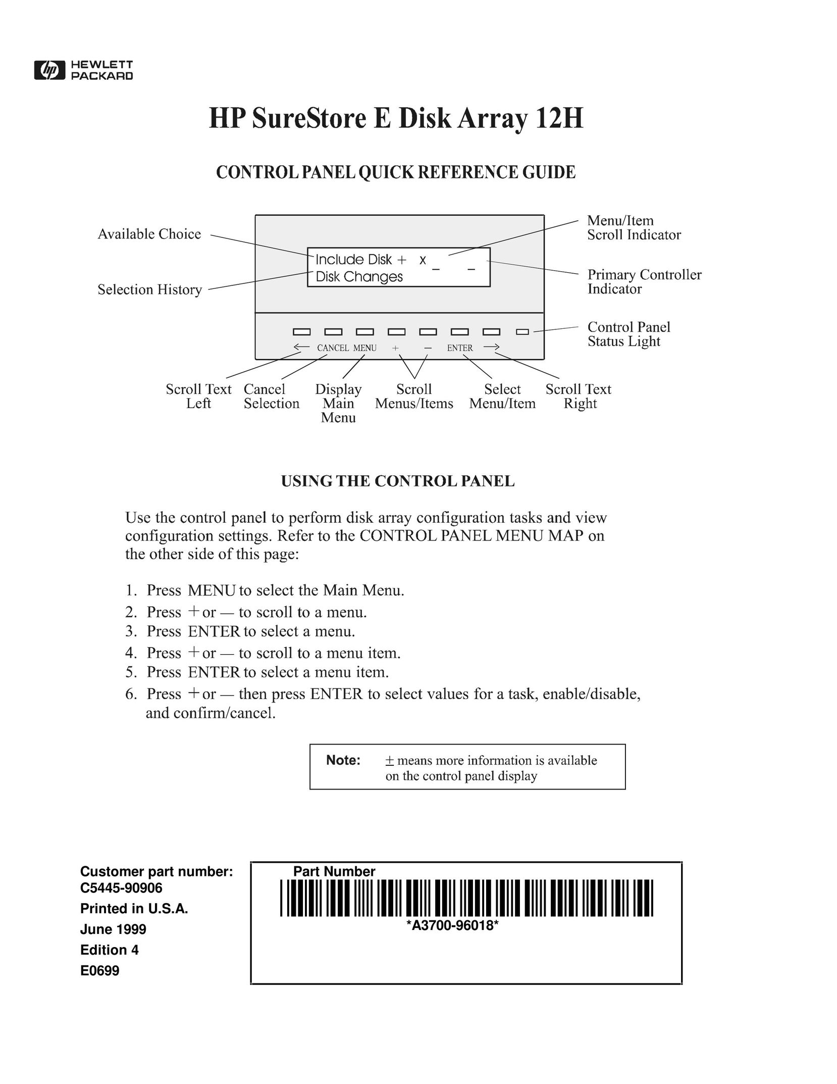 HP (Hewlett-Packard) C5445-90906 Computer Drive User Manual