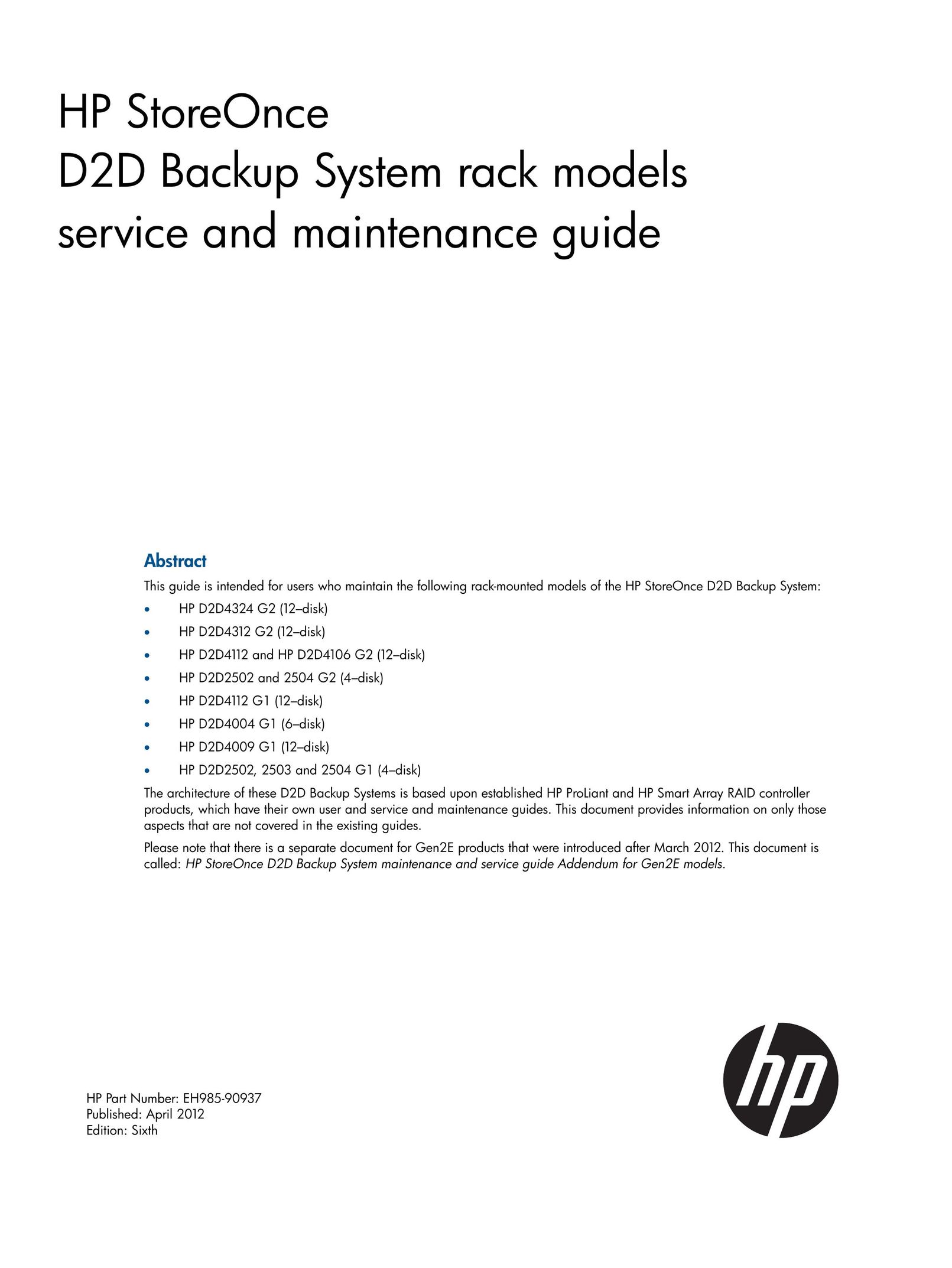 HP (Hewlett-Packard) D2D2503 Computer Drive User Manual