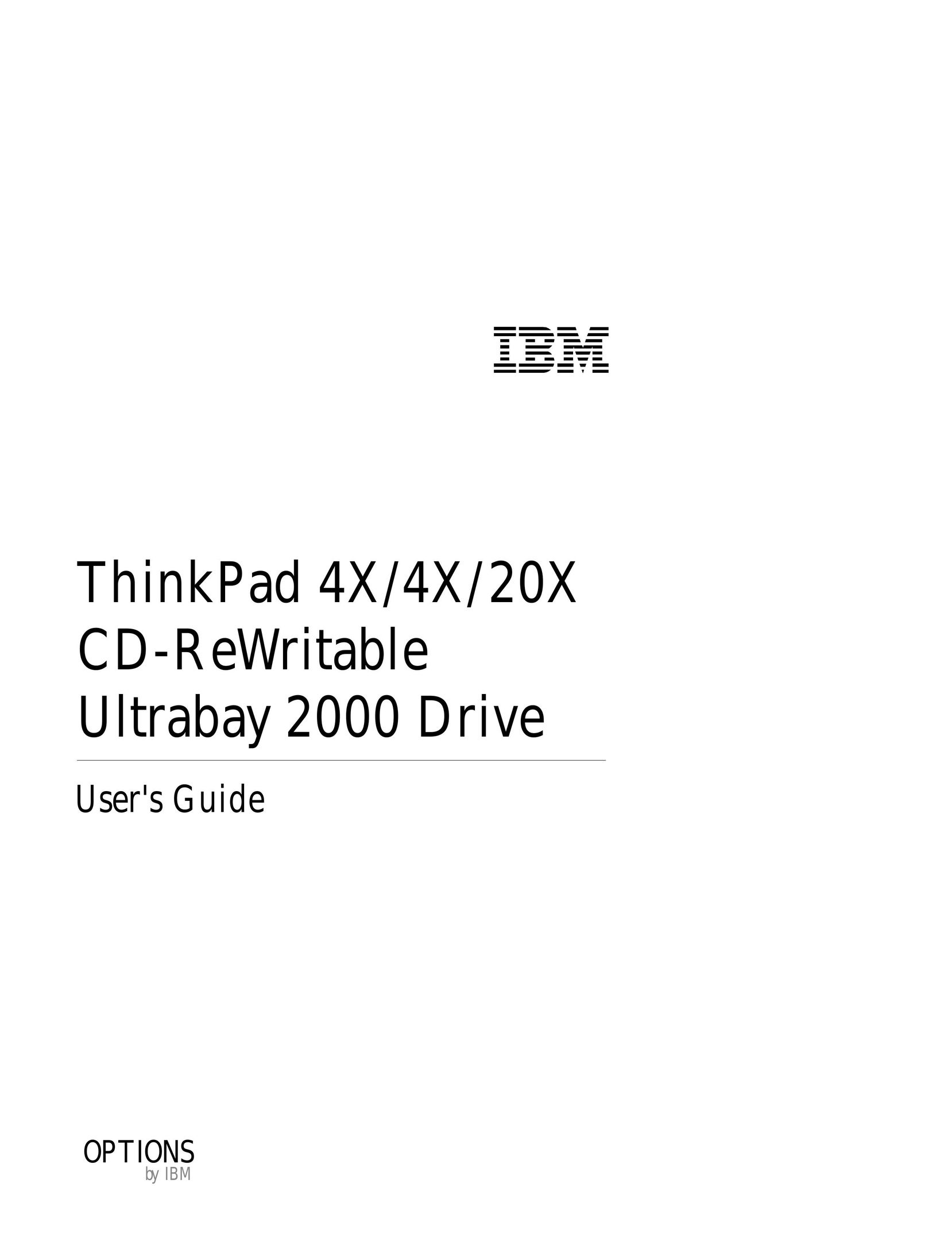 IBM 20X Computer Drive User Manual