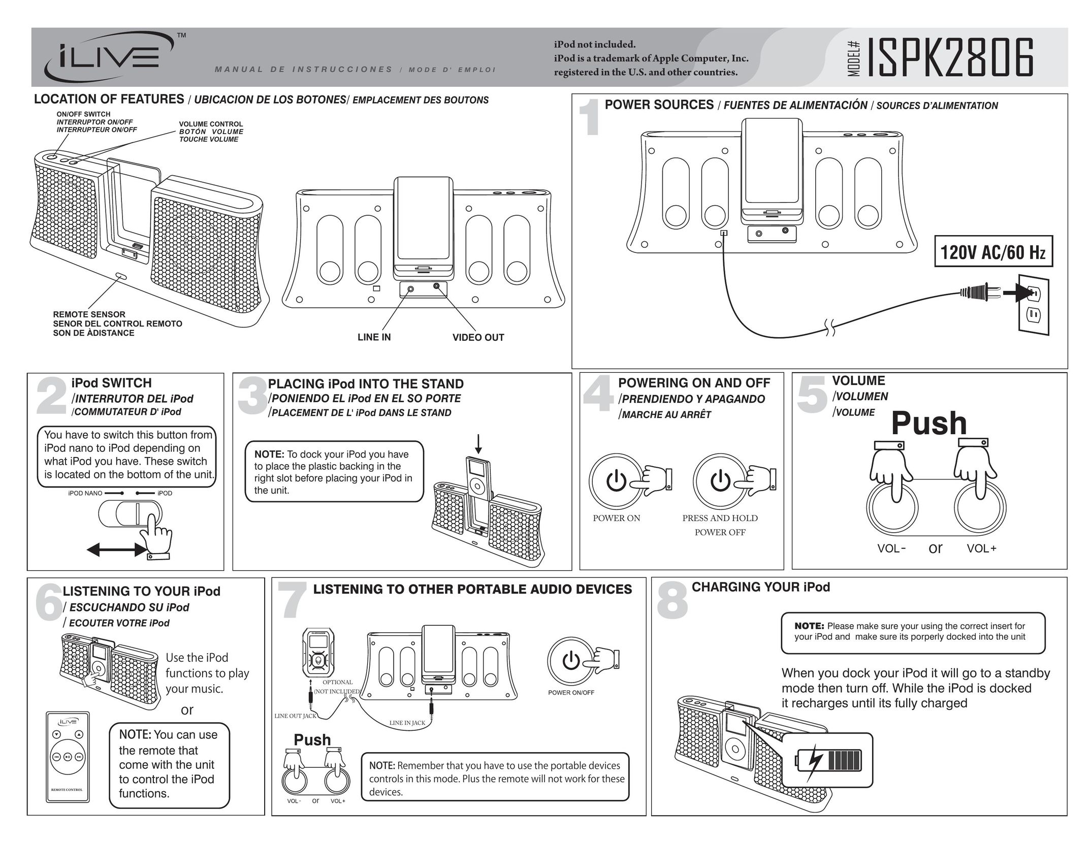 iLive ISPK2806 Computer Drive User Manual