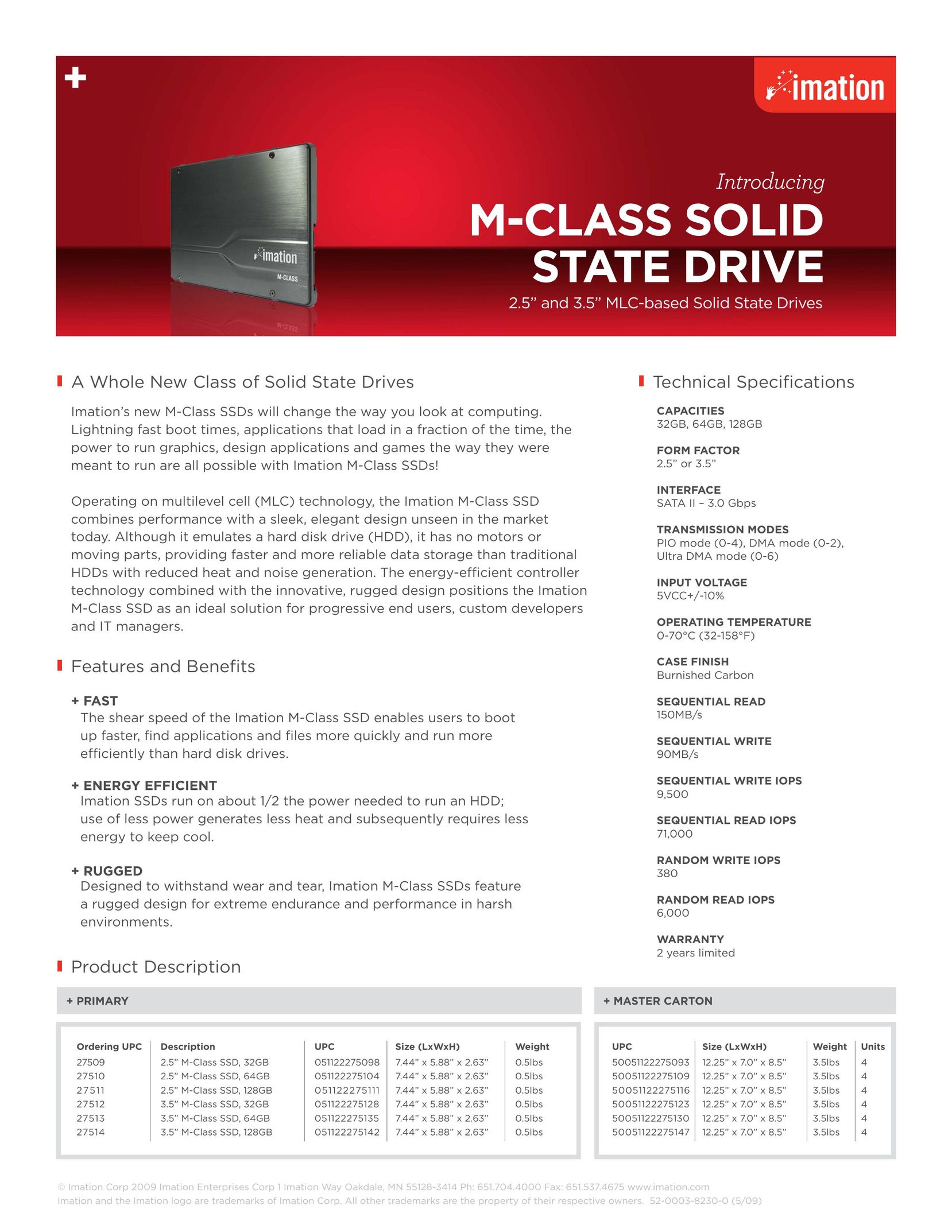 Imation M-Class Computer Drive User Manual