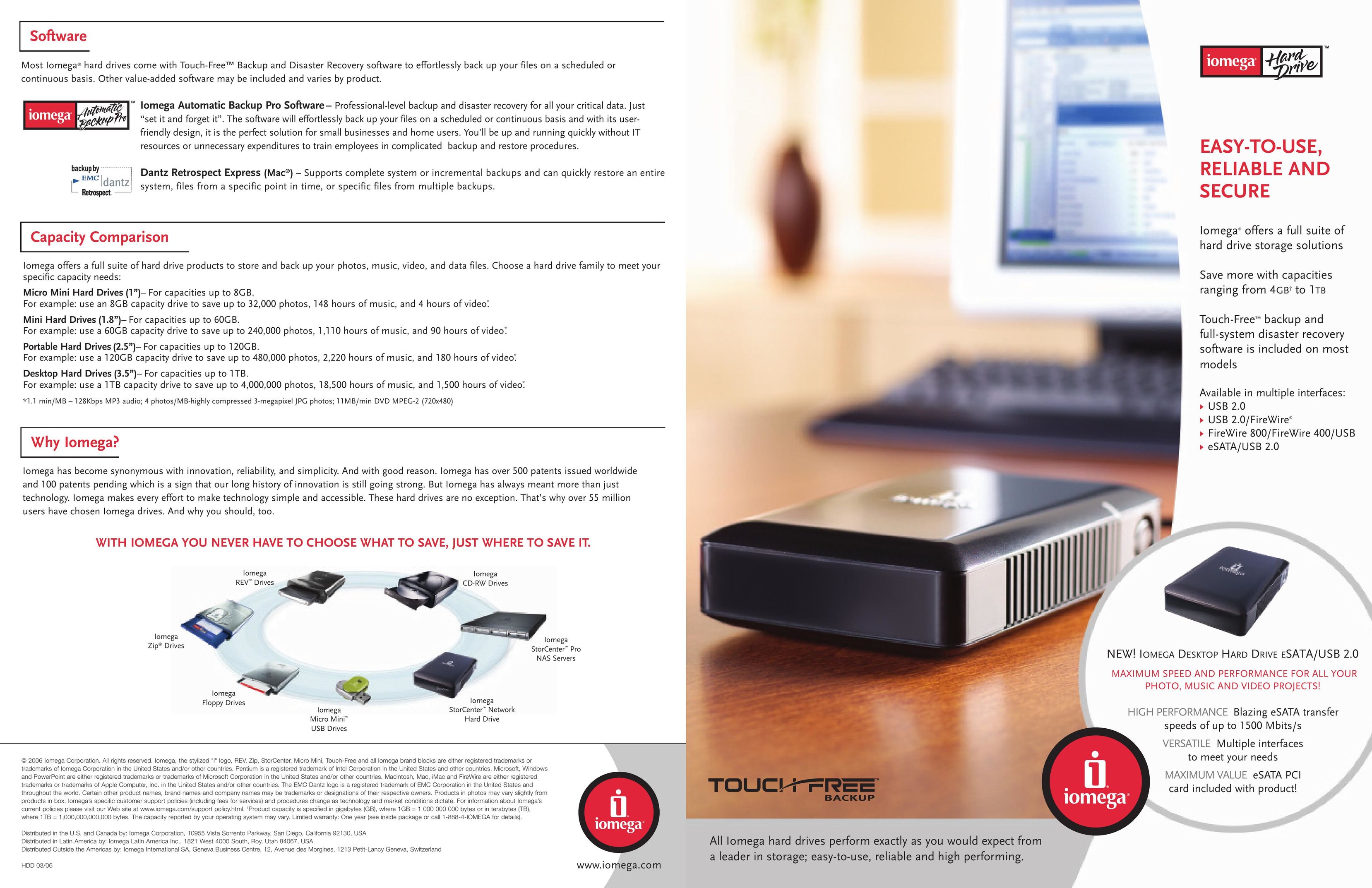 Iomega FireWire 400/USB Computer Drive User Manual