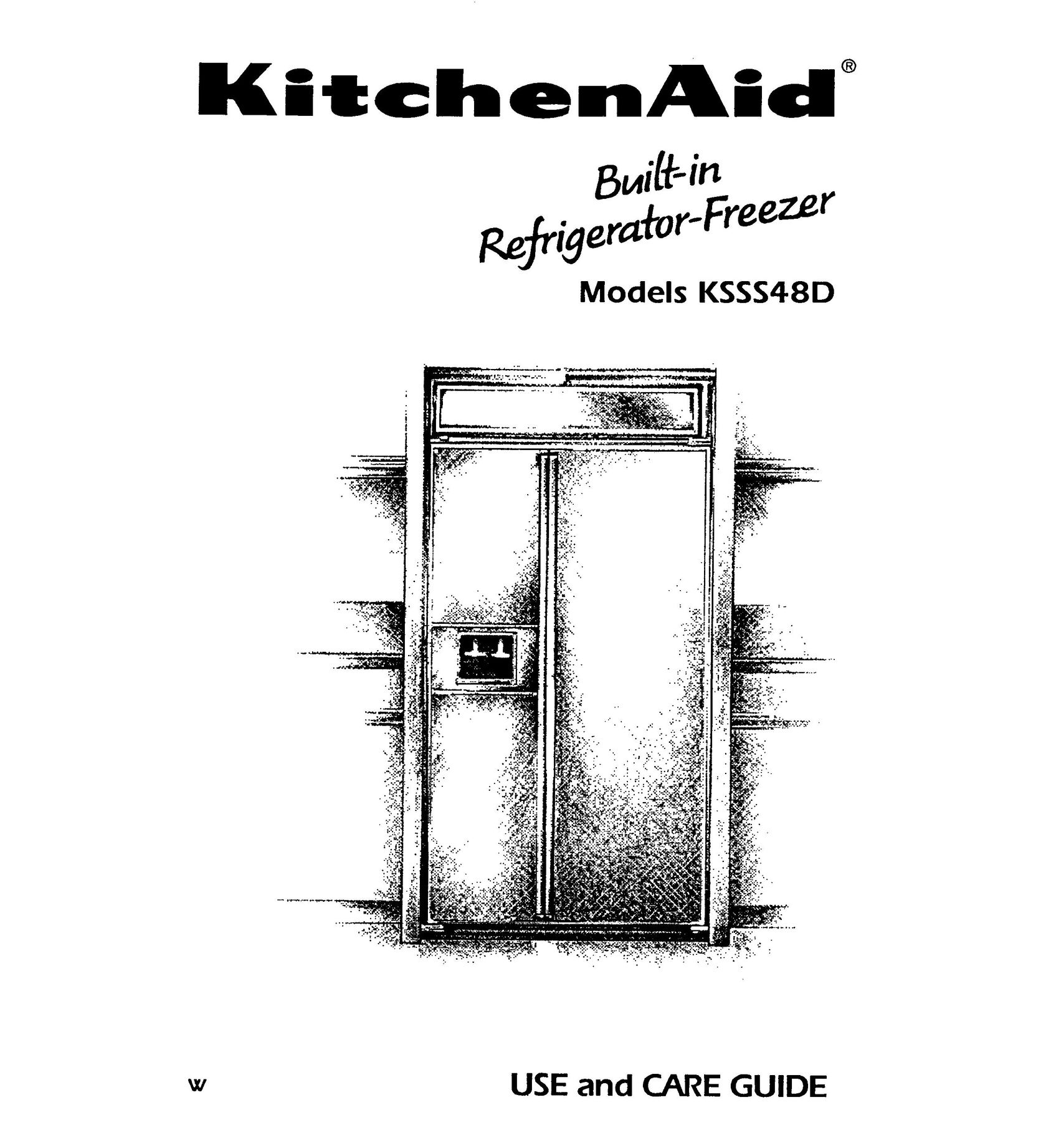 KitchenAid KSSS48D Computer Drive User Manual