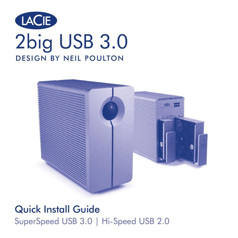 LaCie 2big USB 3.0 Computer Drive User Manual