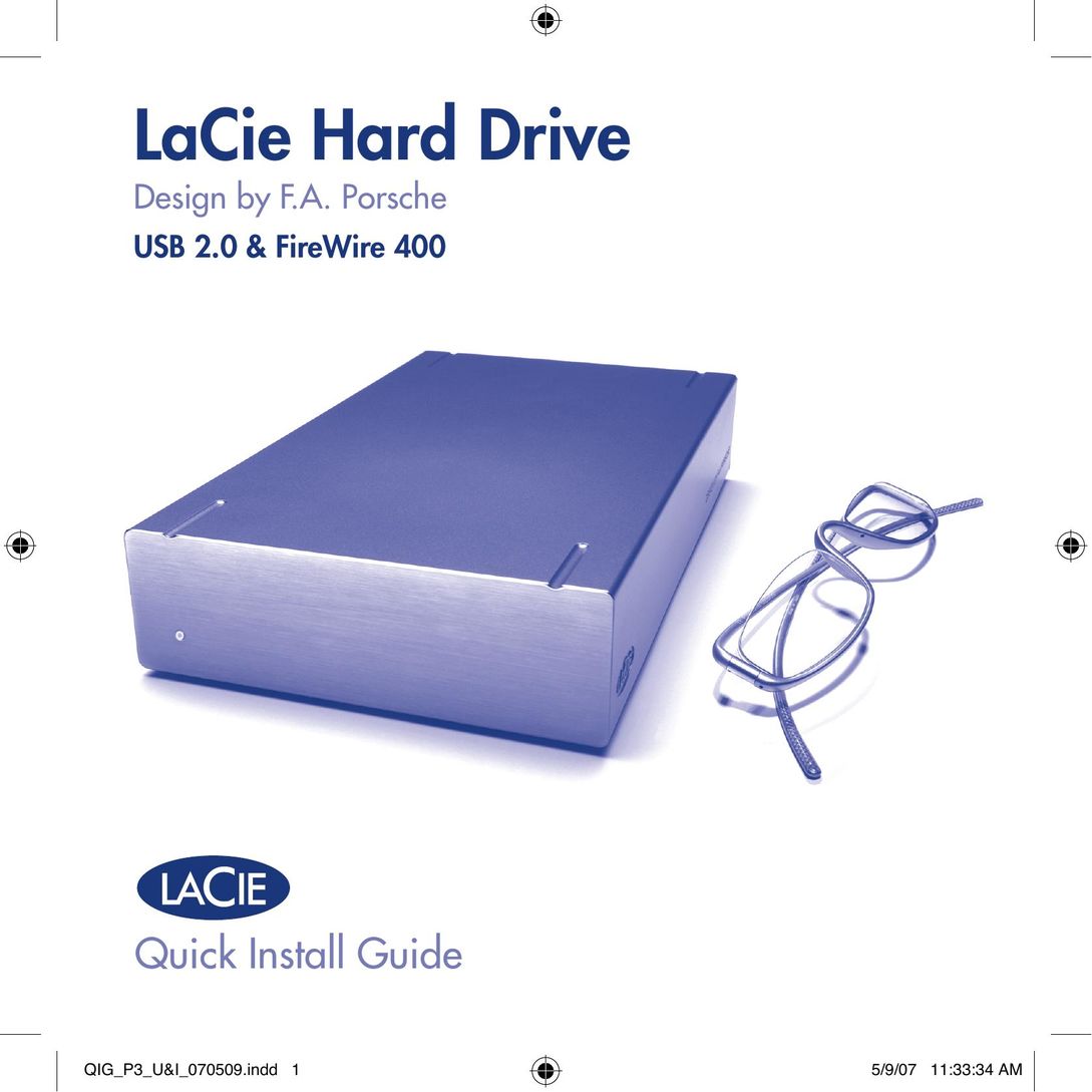 LaCie Design By F.A. Porsche Computer Drive User Manual