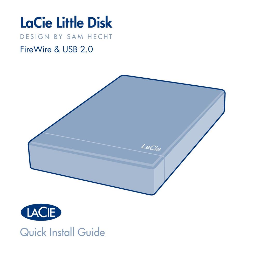 LaCie Little Disk Computer Drive User Manual