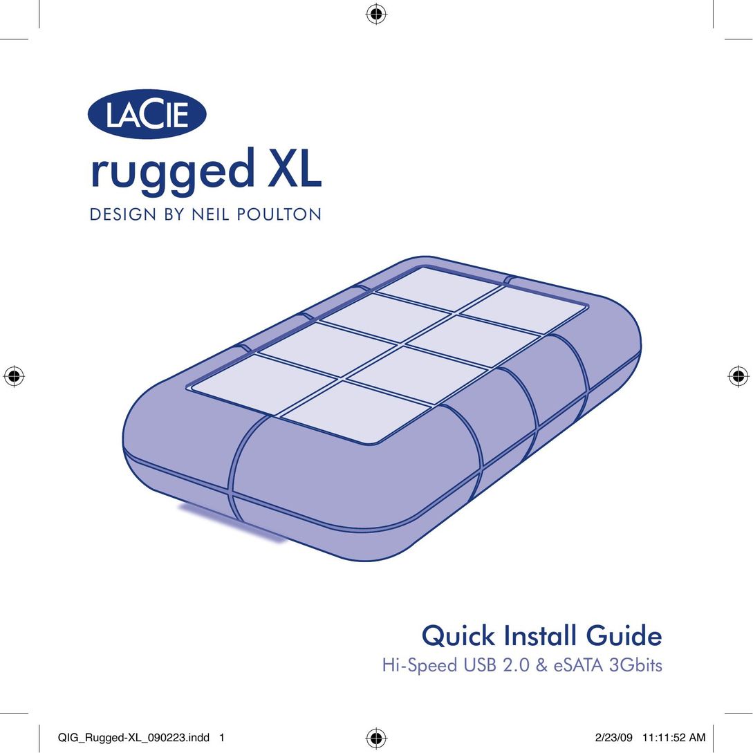 LaCie rugged XL Computer Drive User Manual