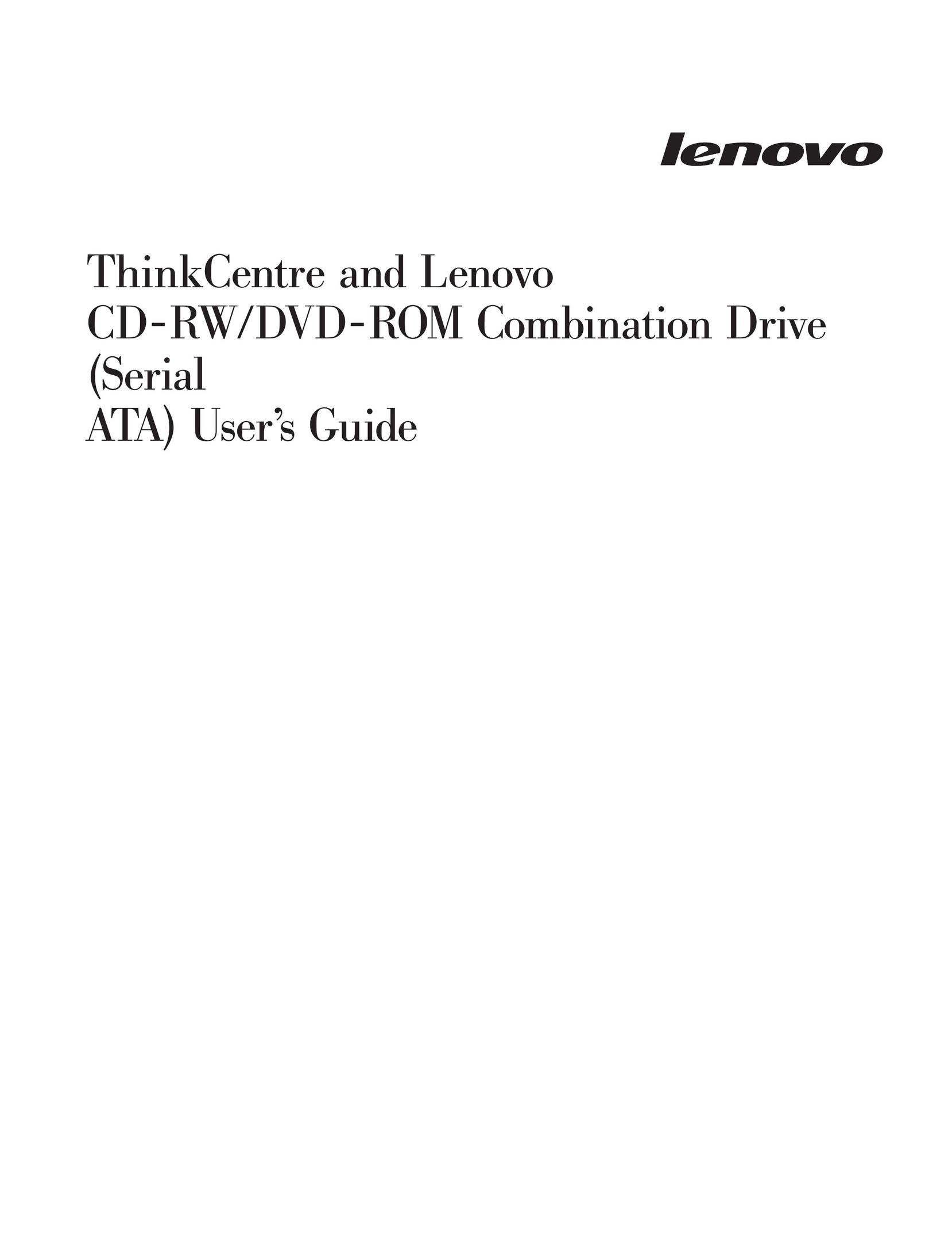 Lenovo 41N5624 Computer Drive User Manual