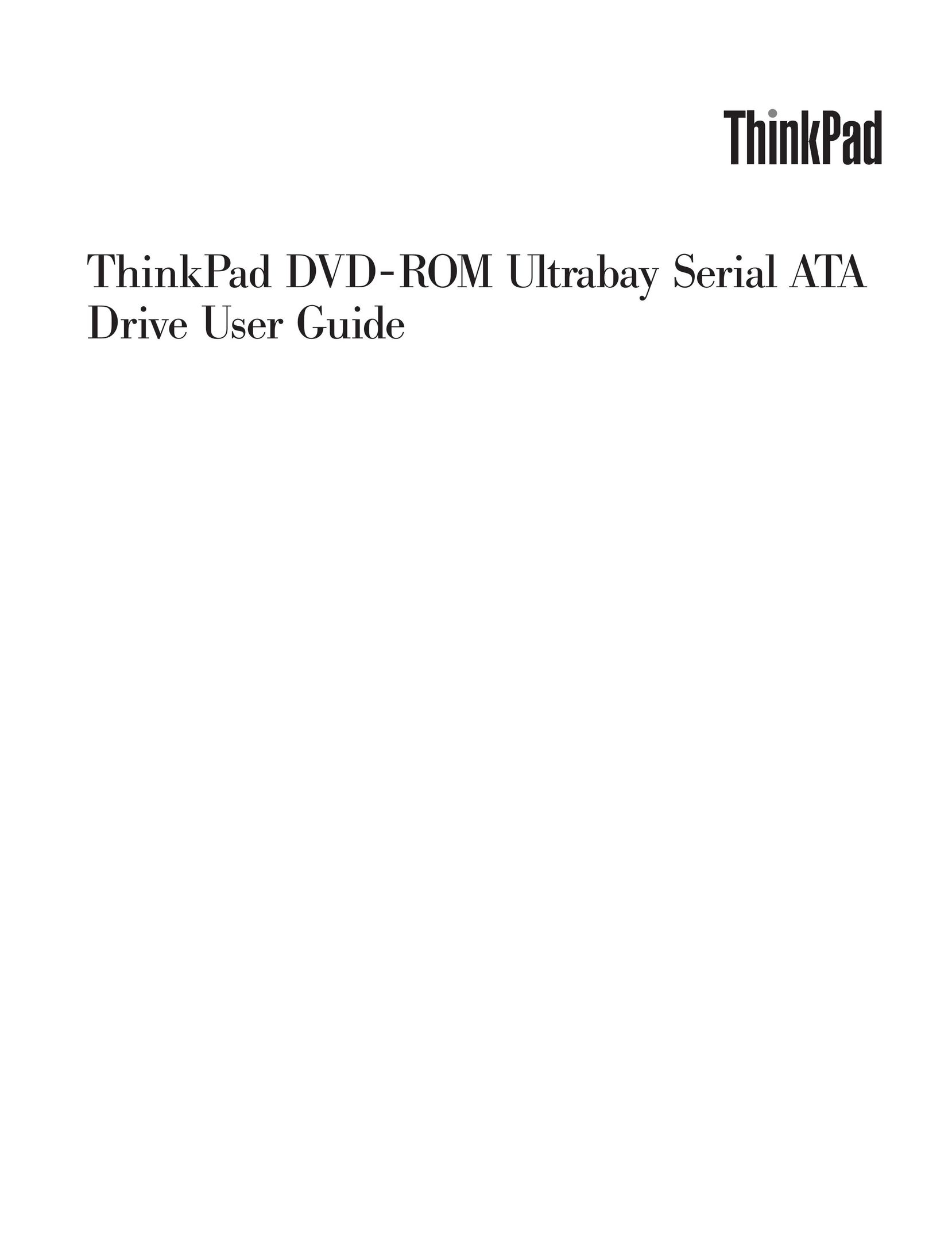 Lenovo 43N3218 Computer Drive User Manual