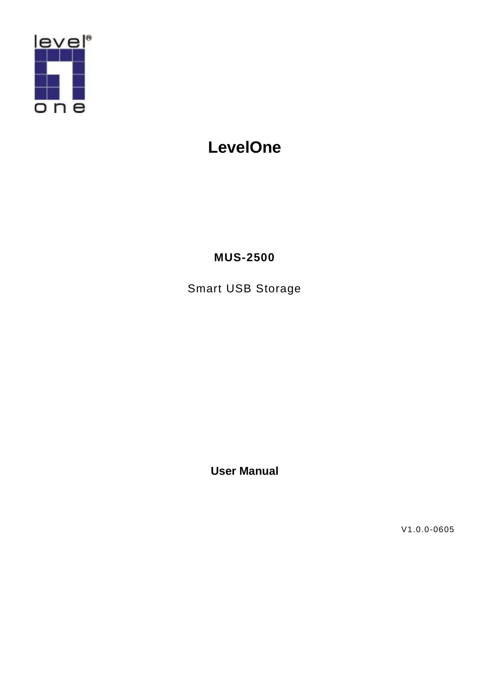 LevelOne MUS-2500 Computer Drive User Manual