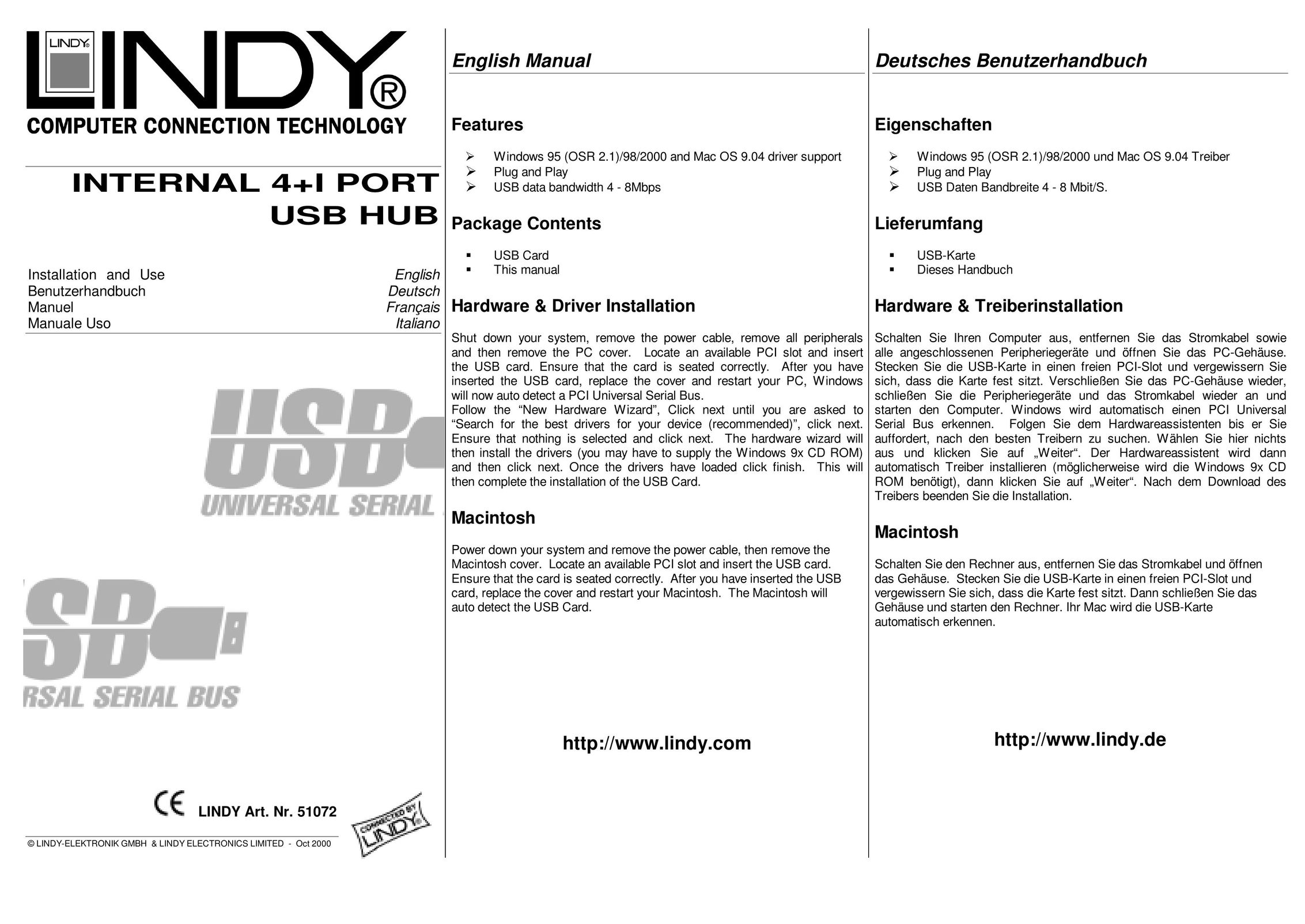Lindy 51072 Computer Drive User Manual