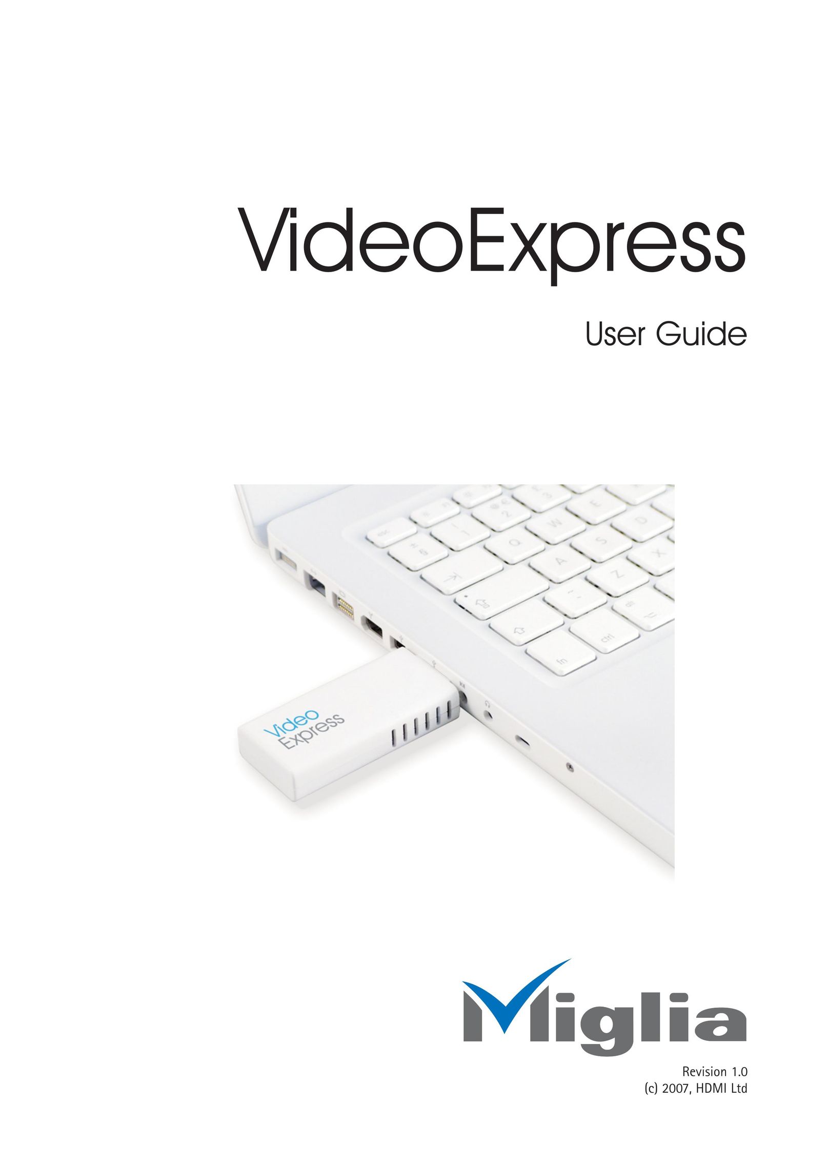 Miglia Technology VideoExpress Converter Computer Drive User Manual
