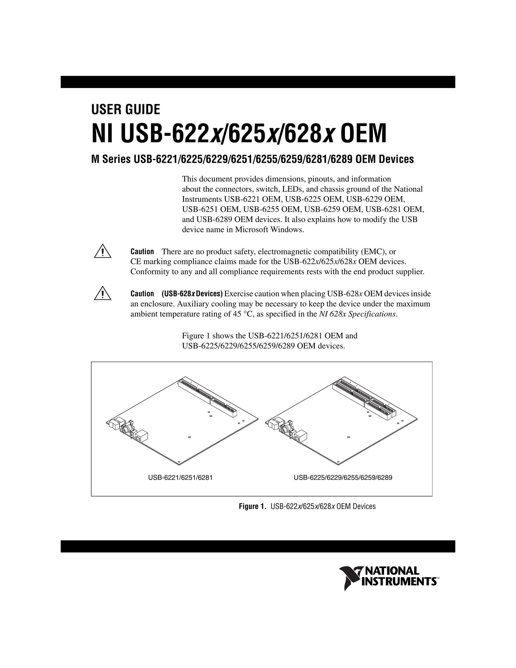 National Instruments 628x Computer Drive User Manual