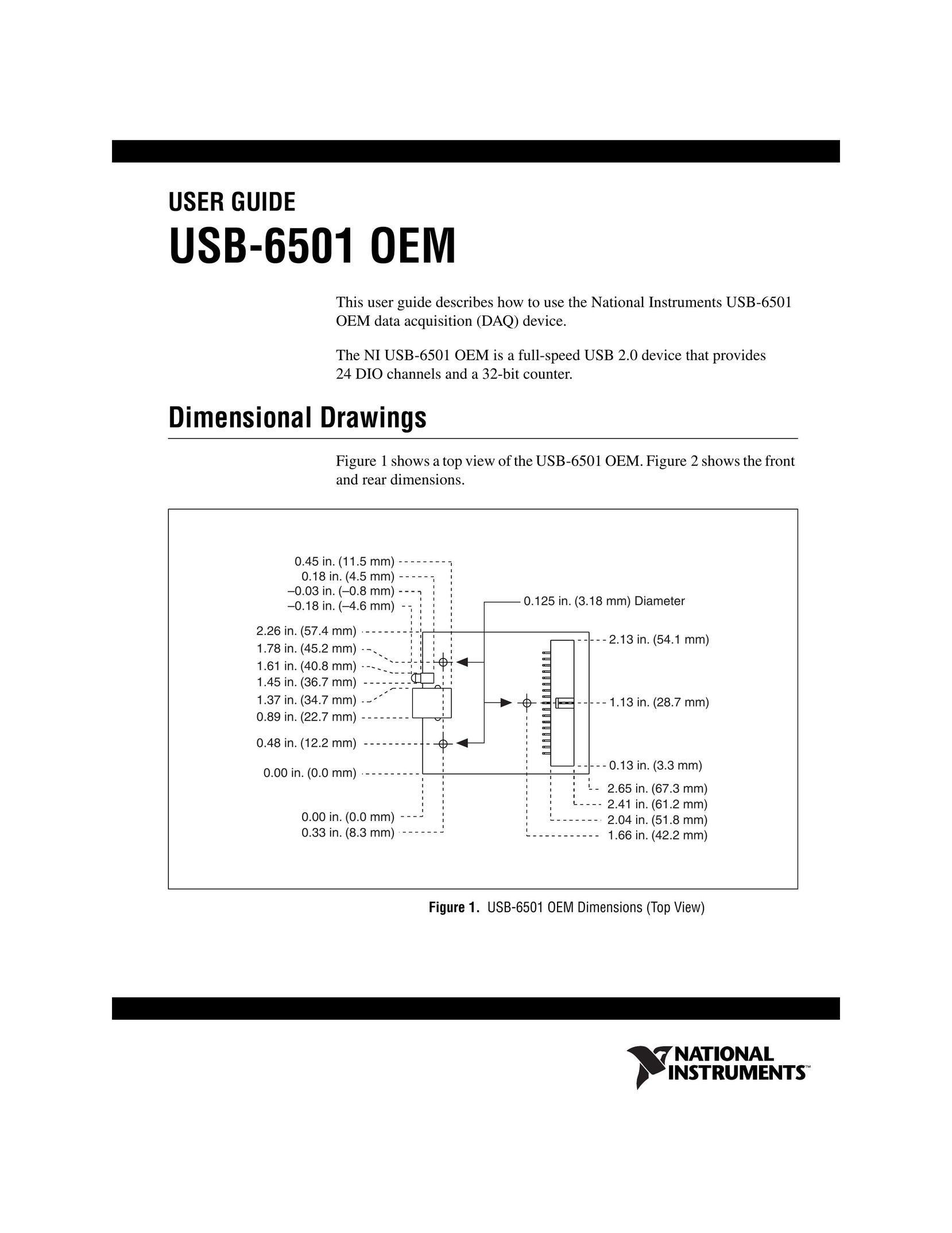 National Instruments USB-6501 OEM Computer Drive User Manual