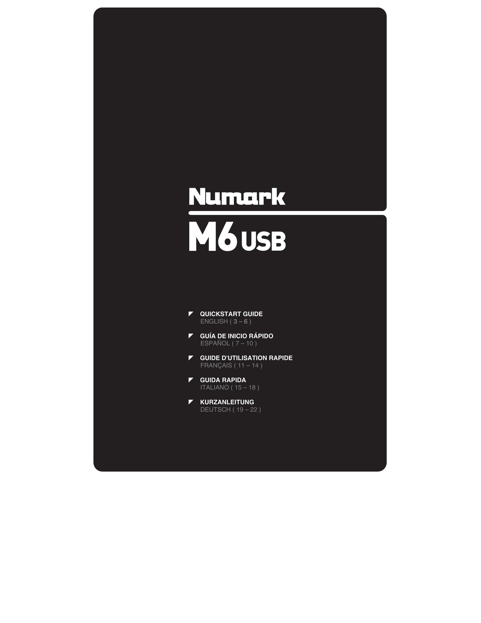 Numark Industries M6USBBLACK Computer Drive User Manual