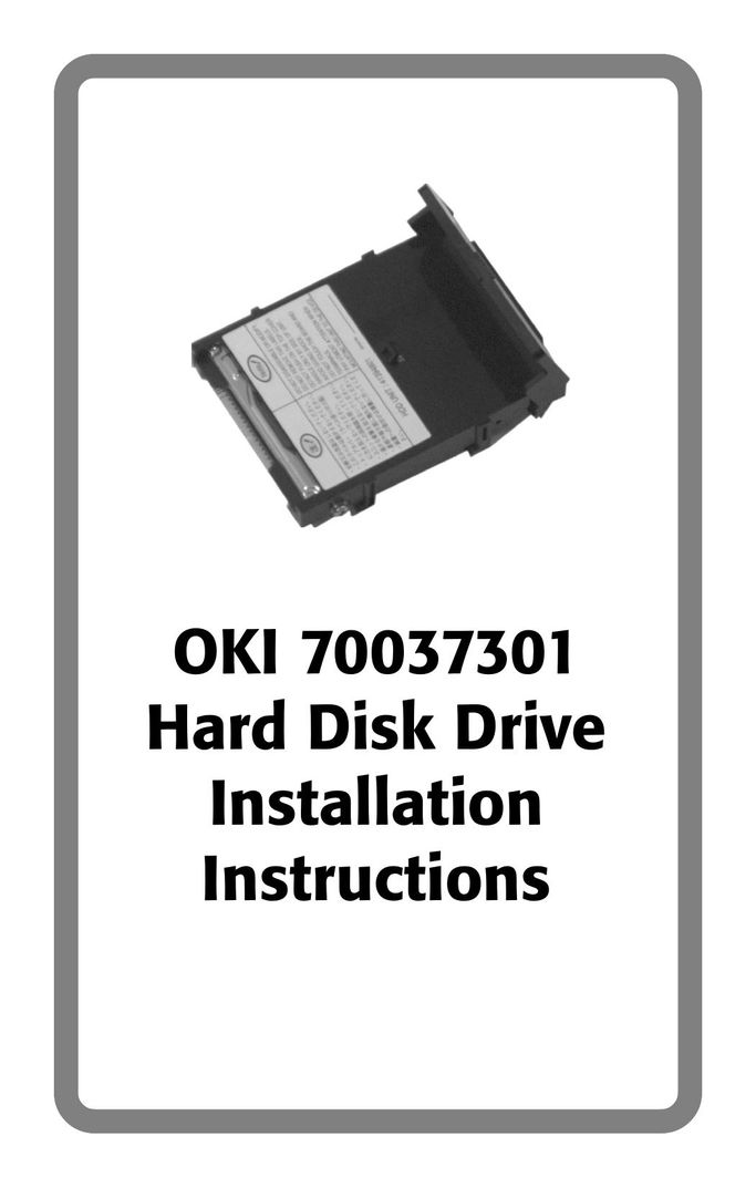 Oki 70037301 Computer Drive User Manual