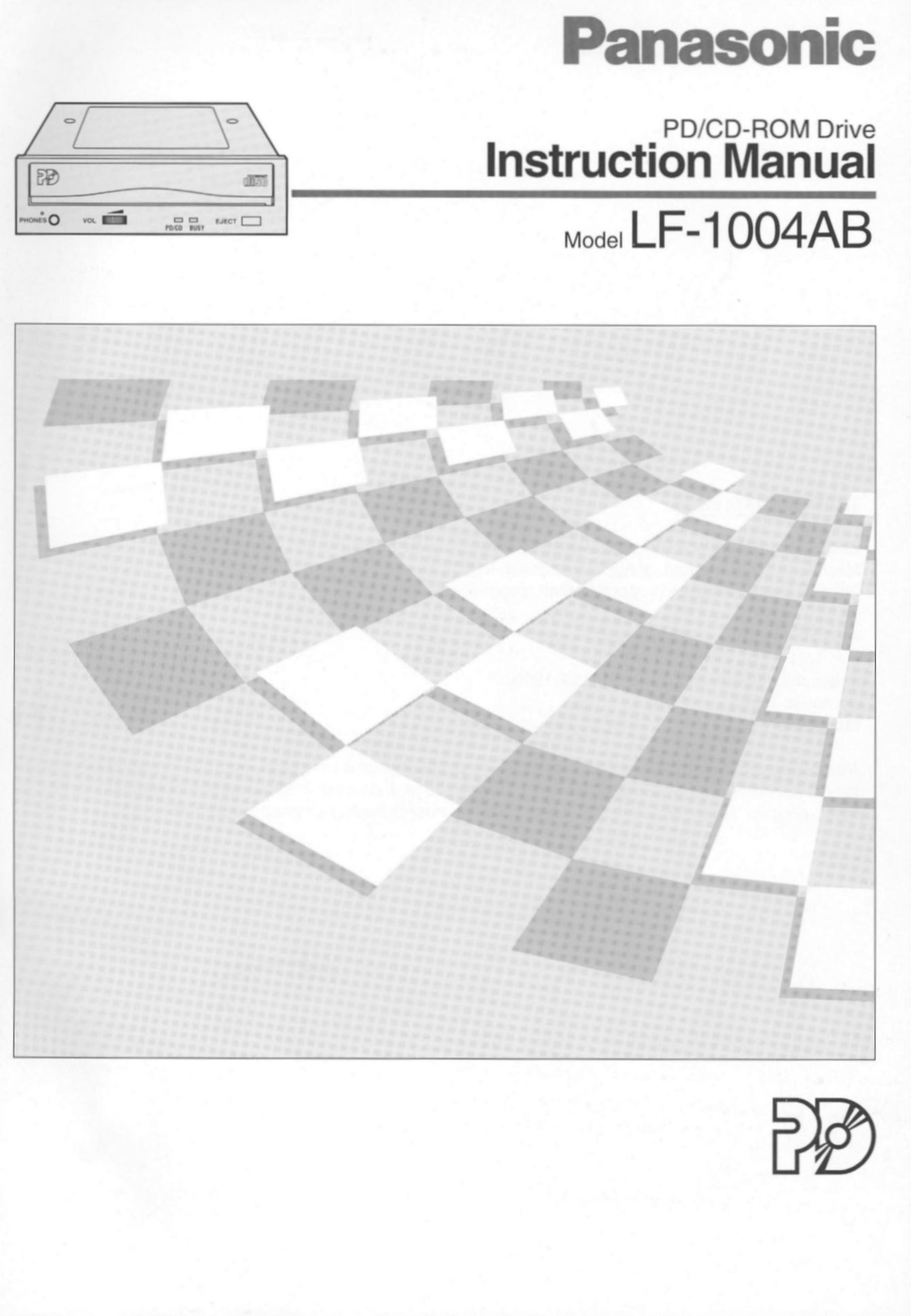 Panasonic LF-1004AB Computer Drive User Manual