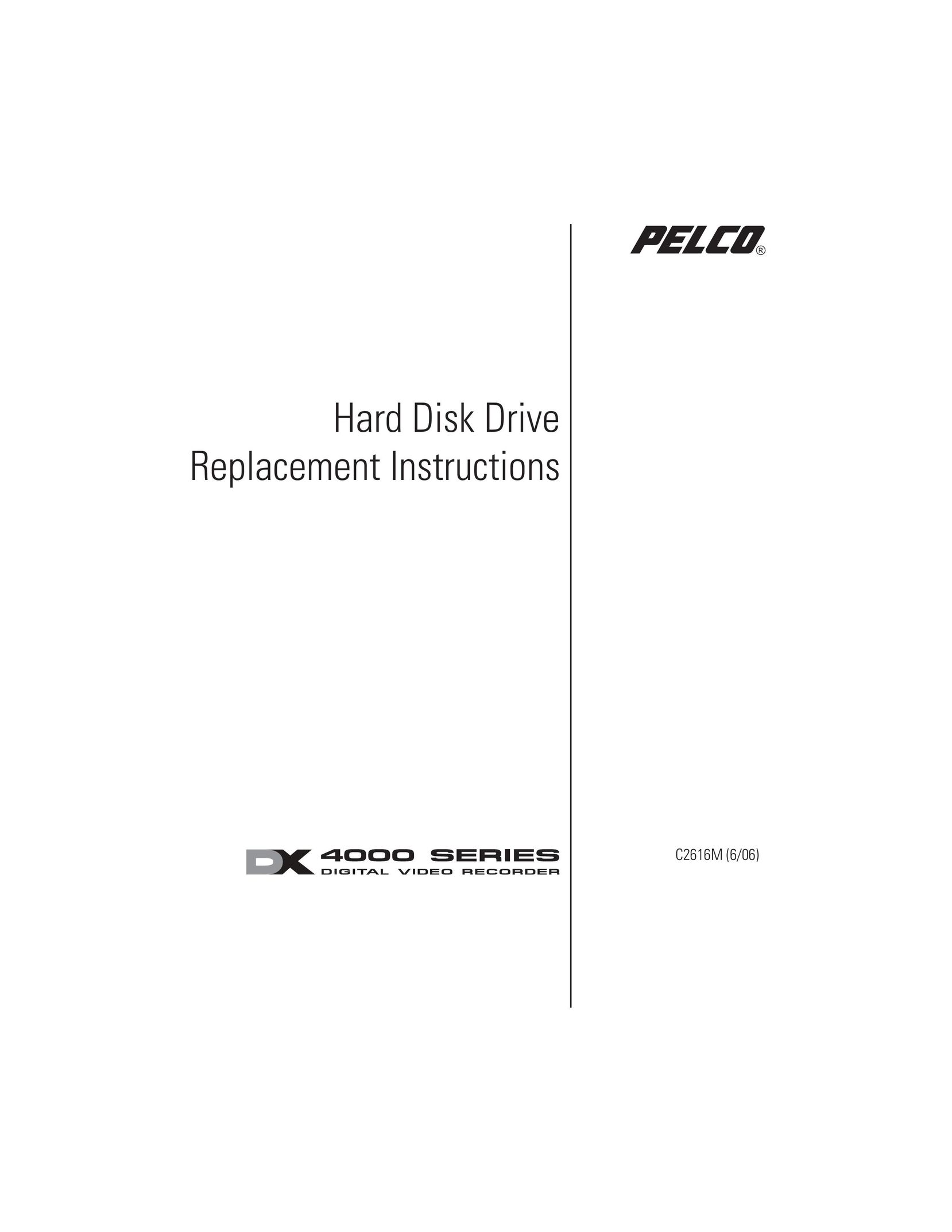 Pelco 06) 2 C2616M (6 Computer Drive User Manual