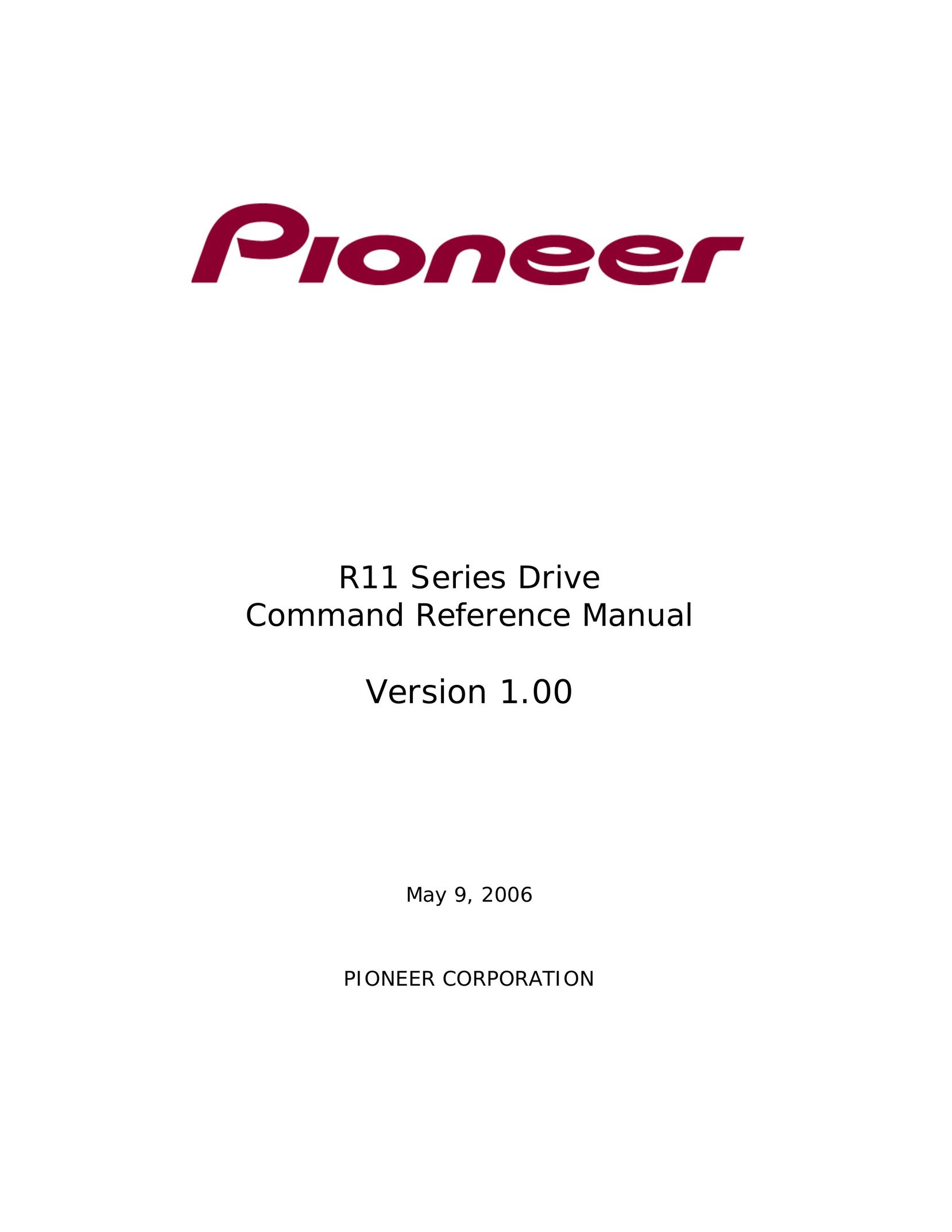 Pioneer r11 Computer Drive User Manual