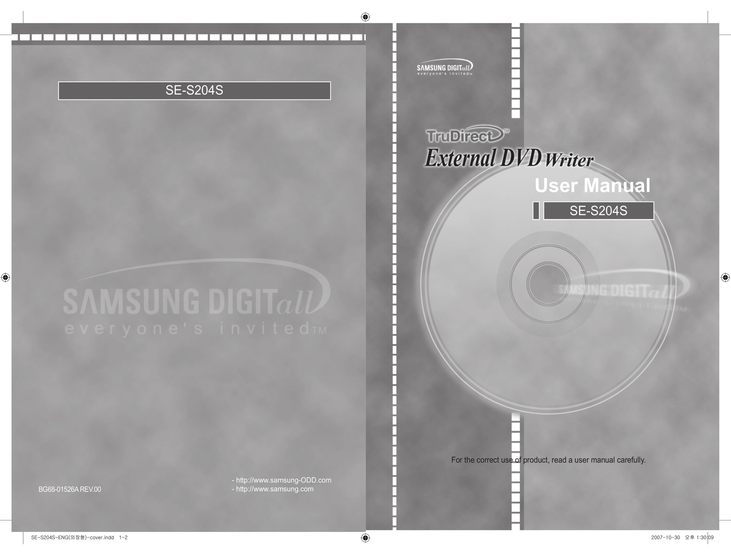 Samsung BG68-01526A Computer Drive User Manual