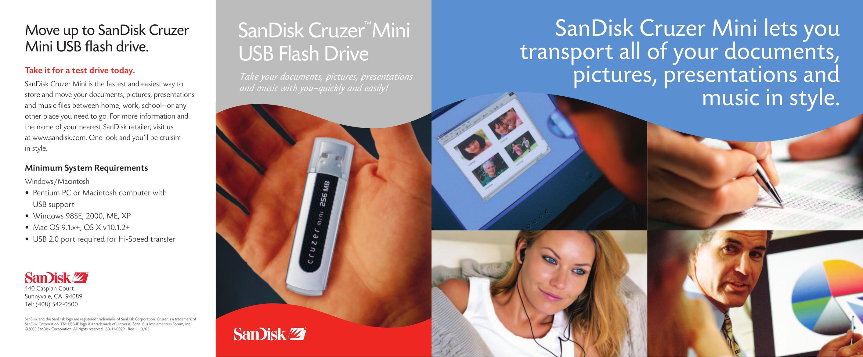 SanDisk Cruzer Mini Computer Drive User Manual
