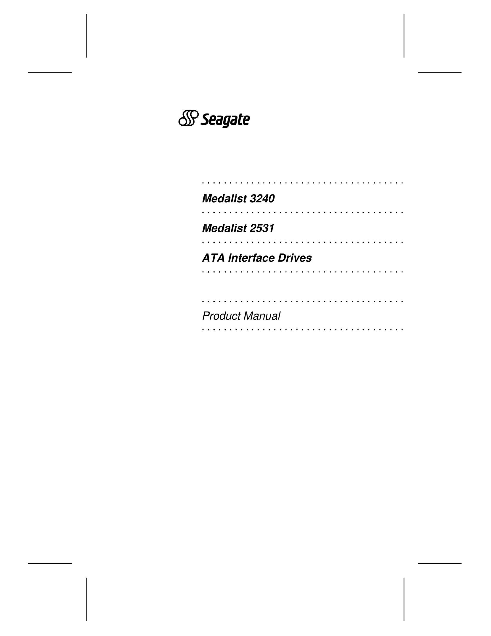 Seagate 3240 Computer Drive User Manual