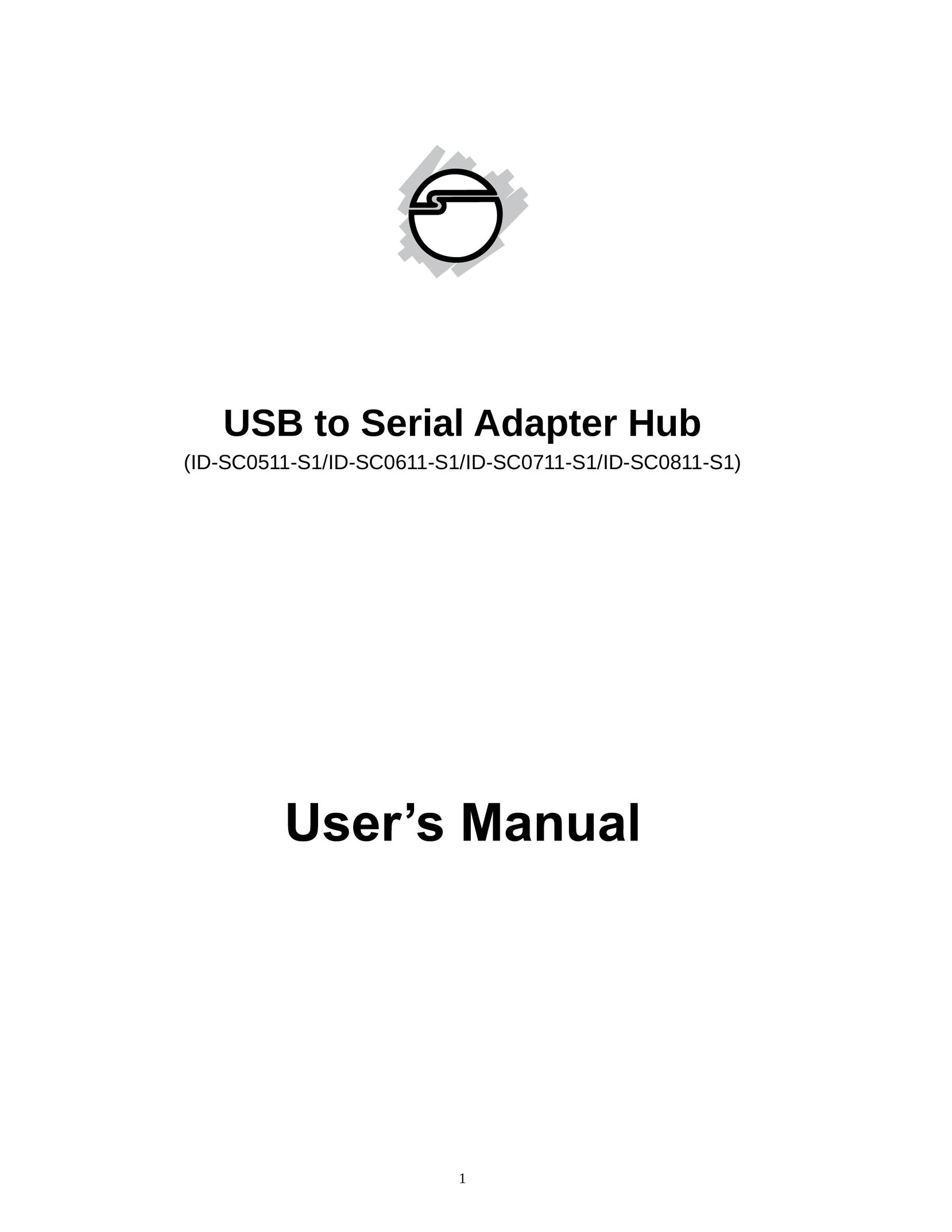 SIIG ID-SC0811-S1 Computer Drive User Manual