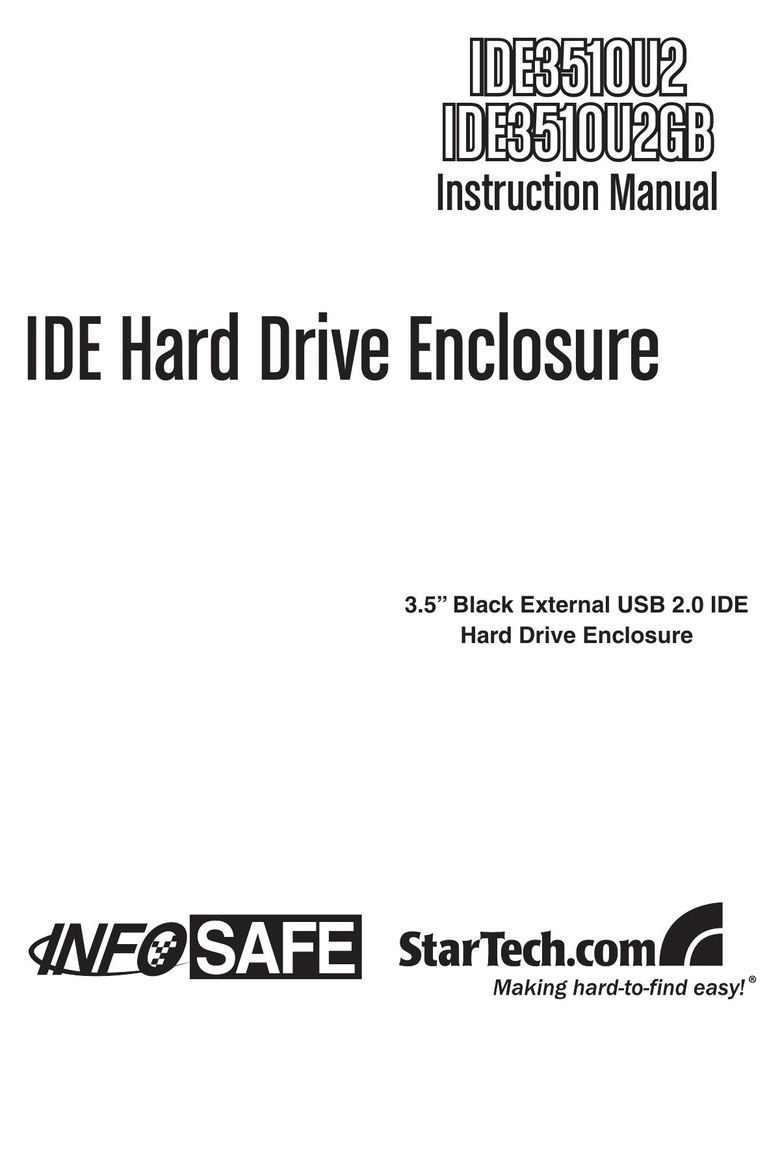 StarTech.com IDE3510U2 Computer Drive User Manual
