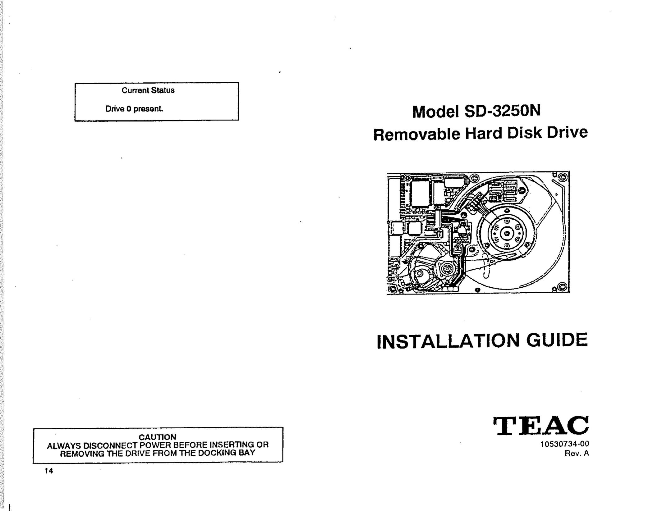 Teac SD-3250N Computer Drive User Manual