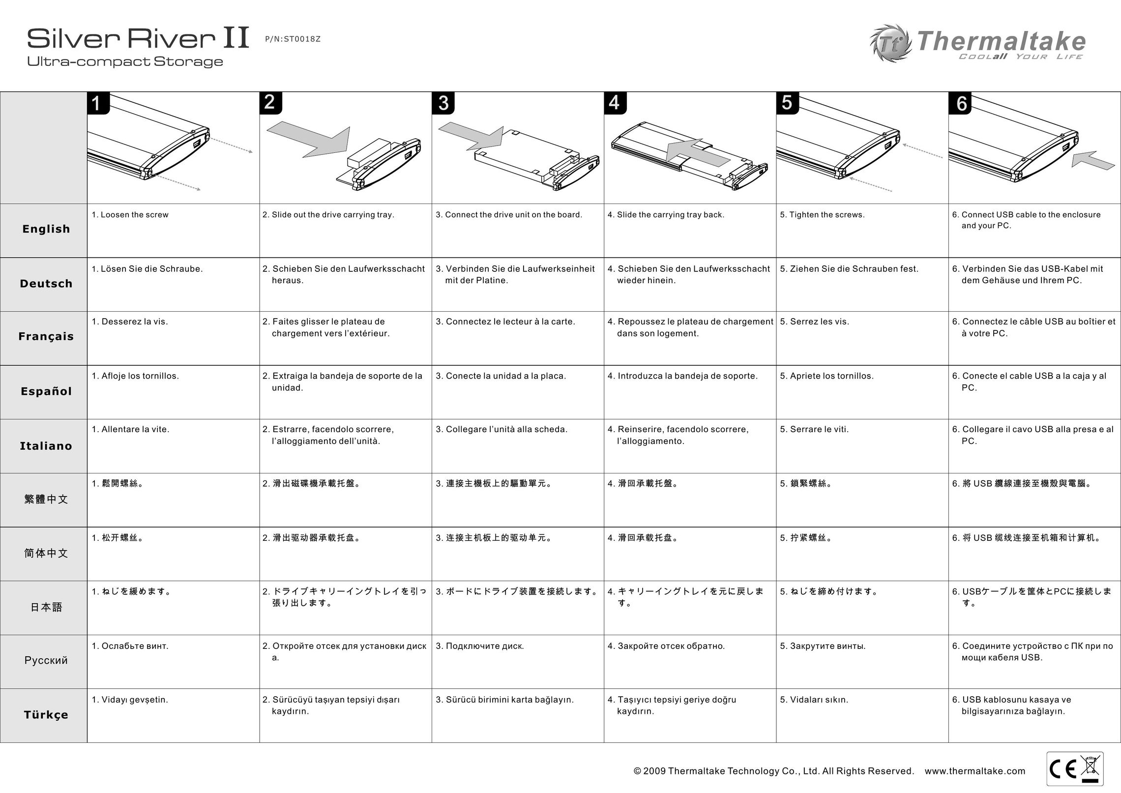 Thermaltake ST0018Z Computer Drive User Manual