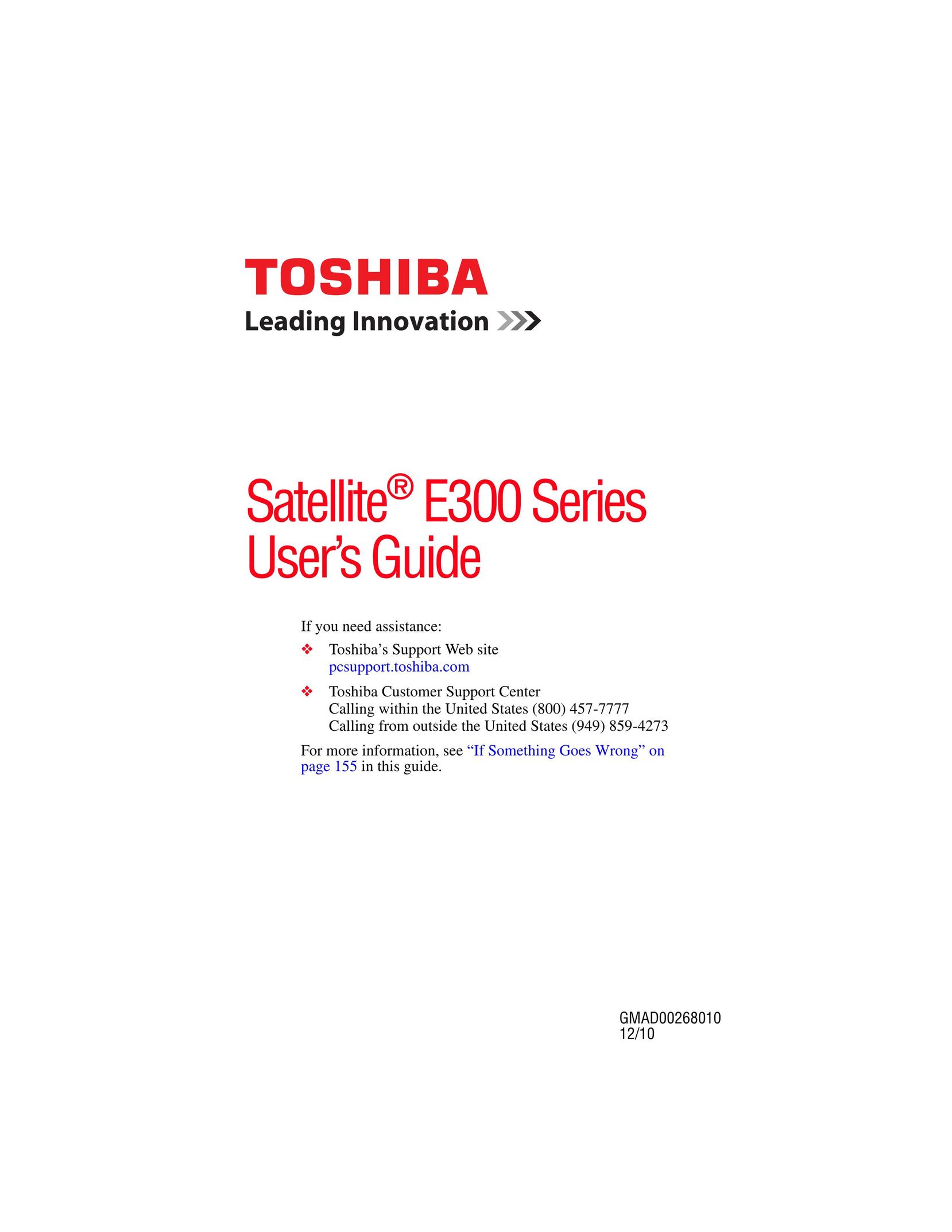 Toshiba E300 Computer Drive User Manual