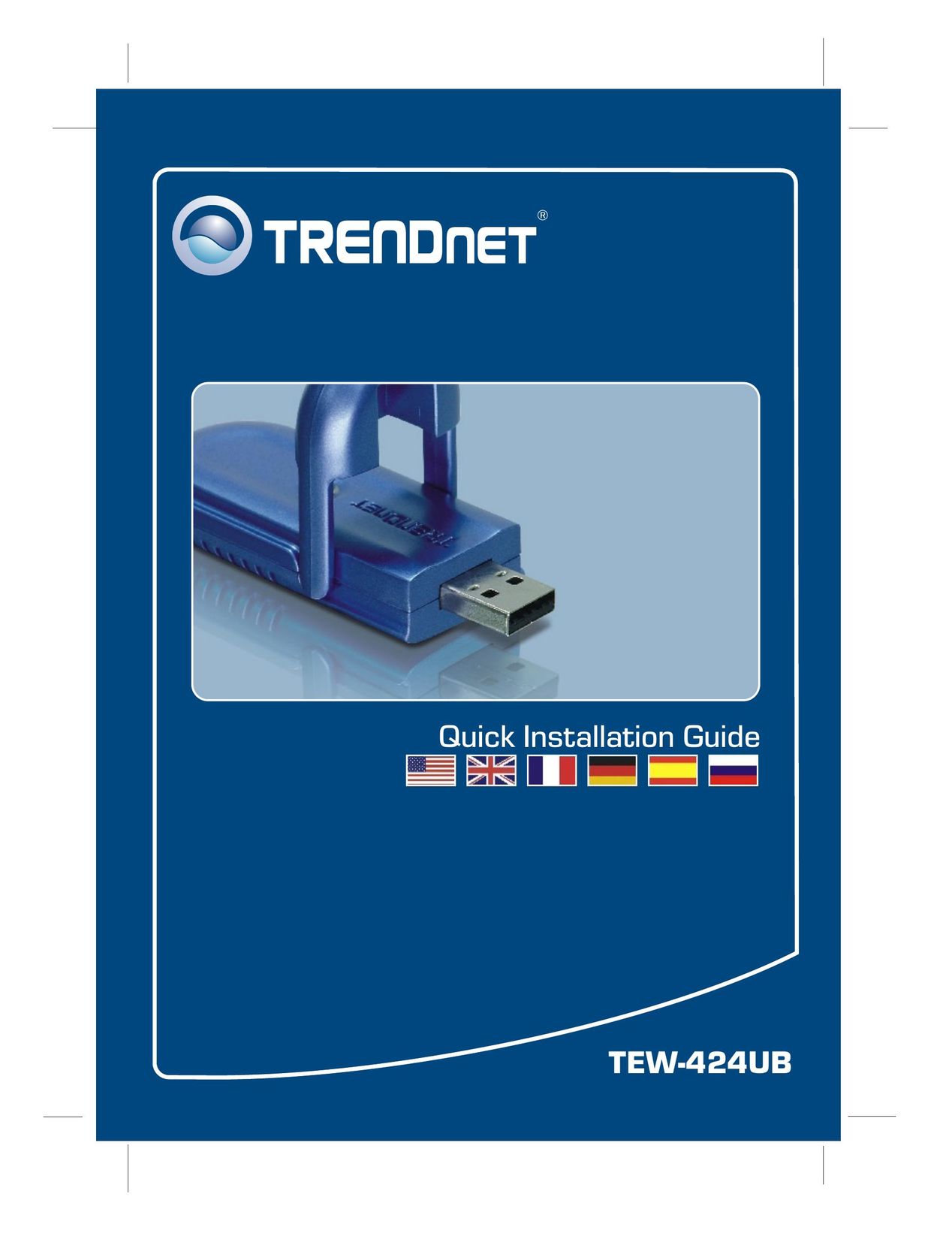 TRENDnet TEW-424UB Computer Drive User Manual