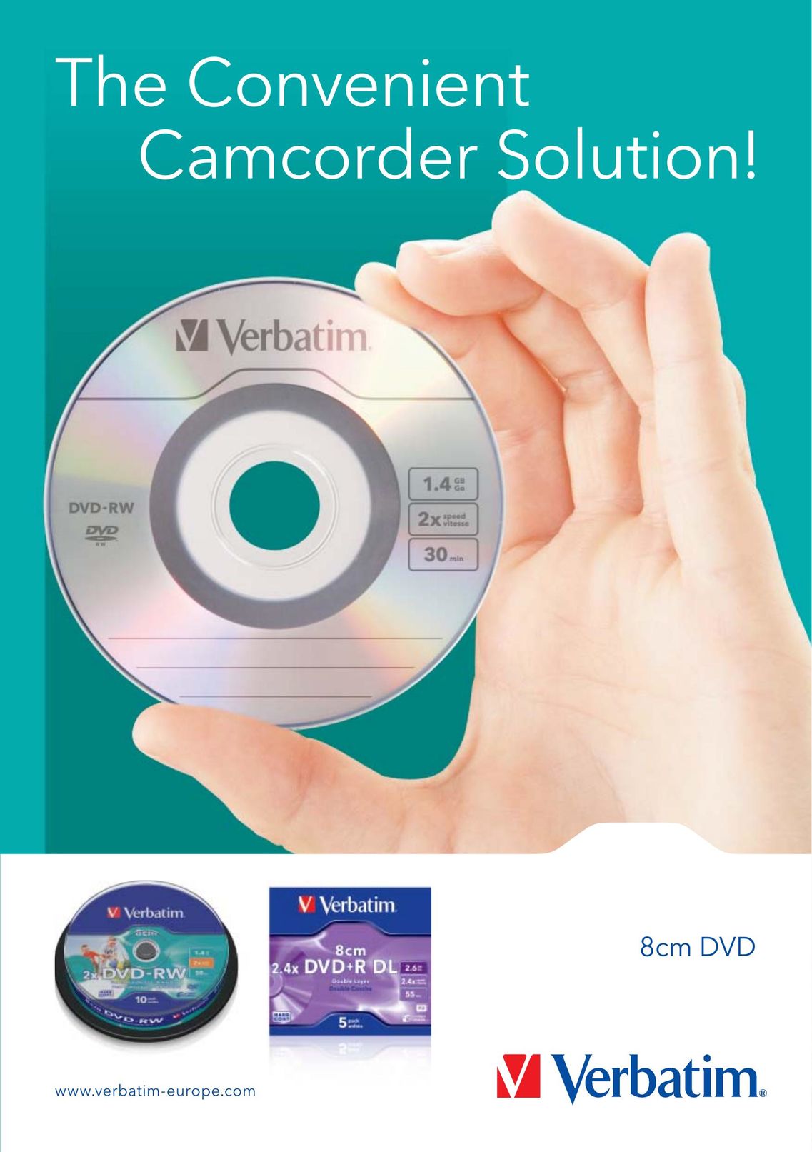 Verbatim 8cm DVD Computer Drive User Manual