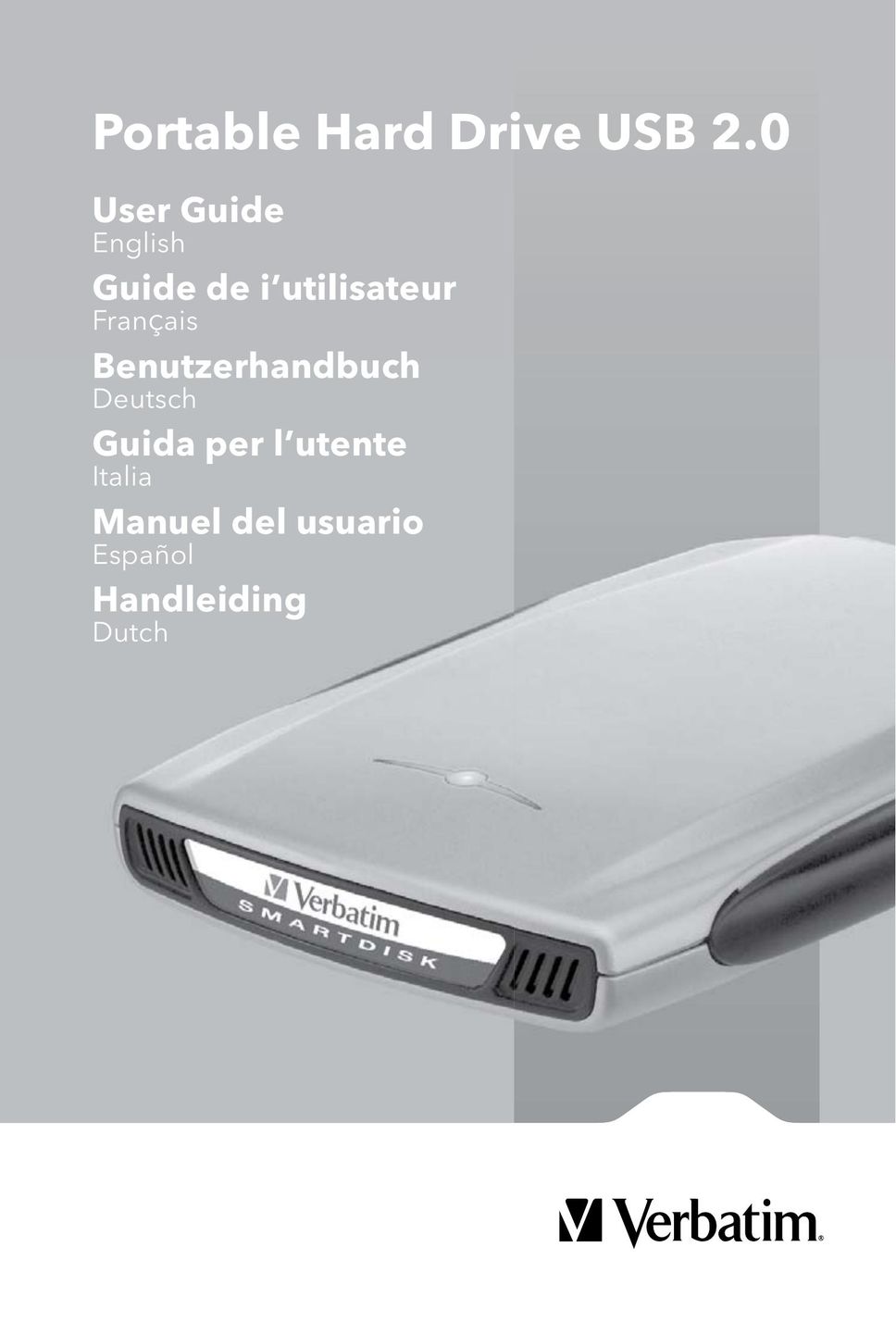 Verbatim Portable Hard Drive USB 2.0 Computer Drive User Manual