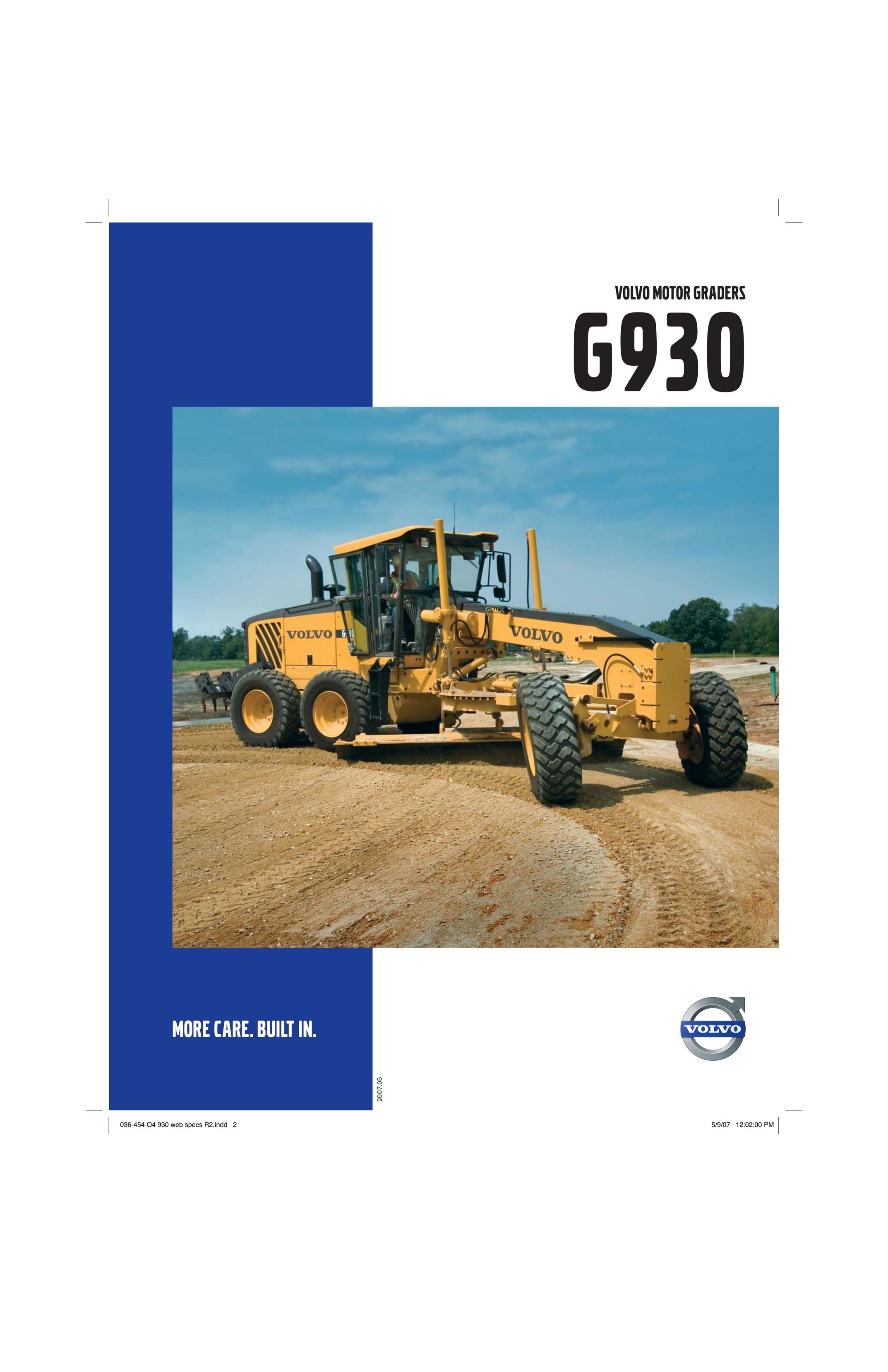 Volvo G930 Computer Drive User Manual