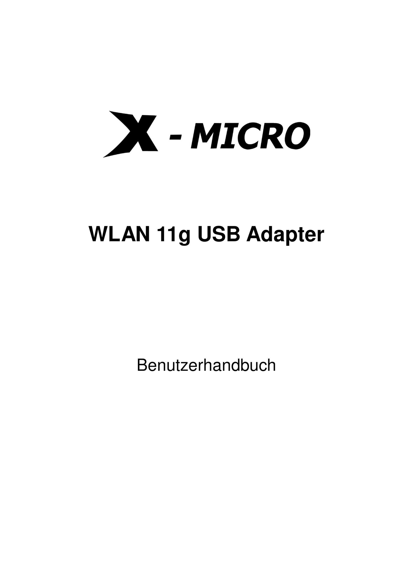X-Micro Tech. 11G Computer Drive User Manual