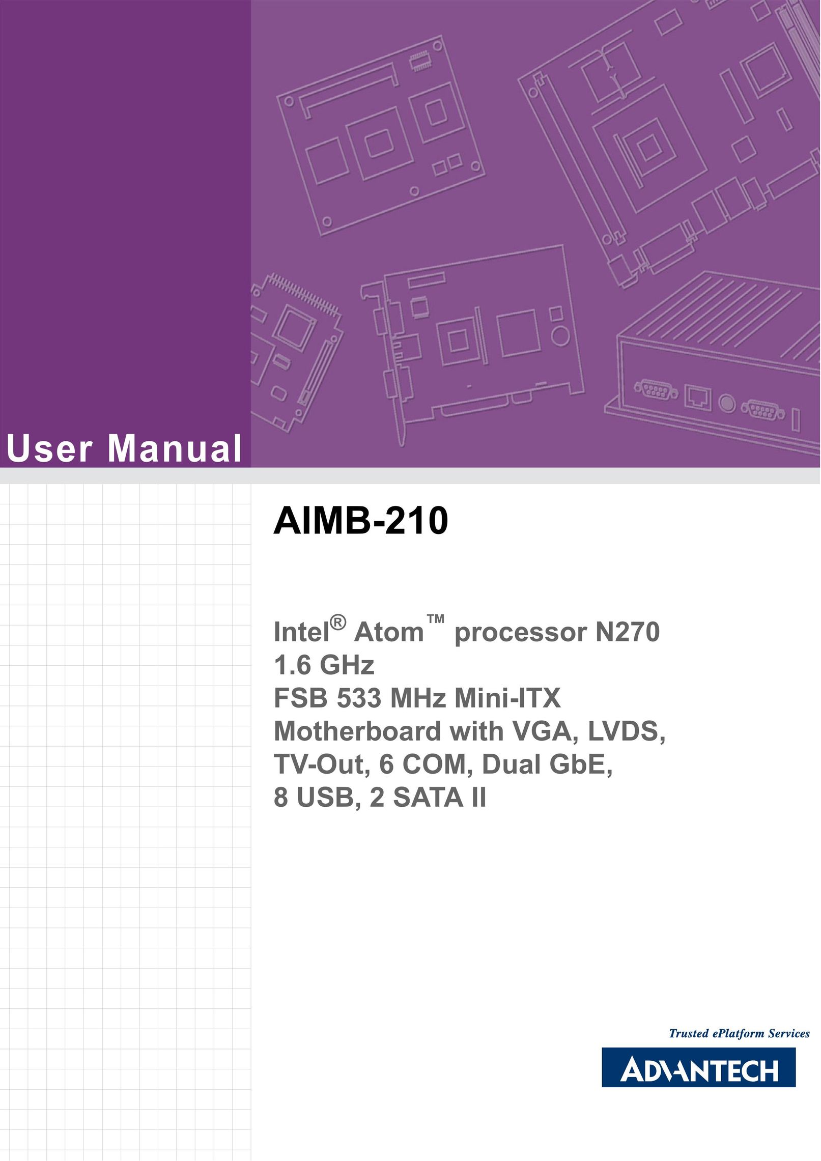Advantech AIMB-210 Computer Hardware User Manual