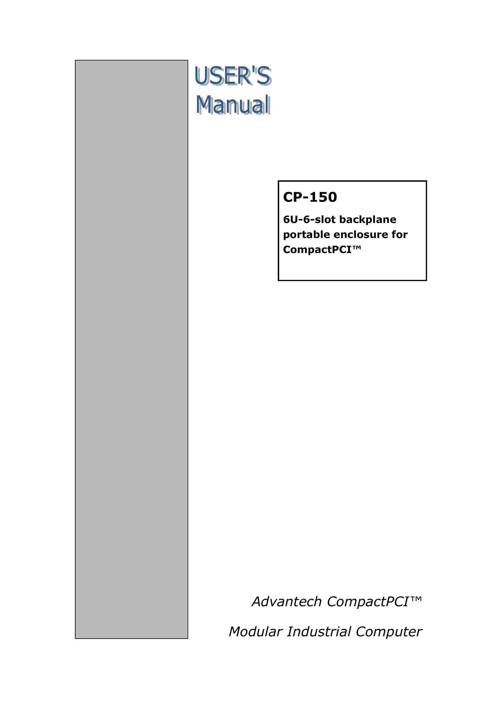 Advantech CP-150 Computer Hardware User Manual