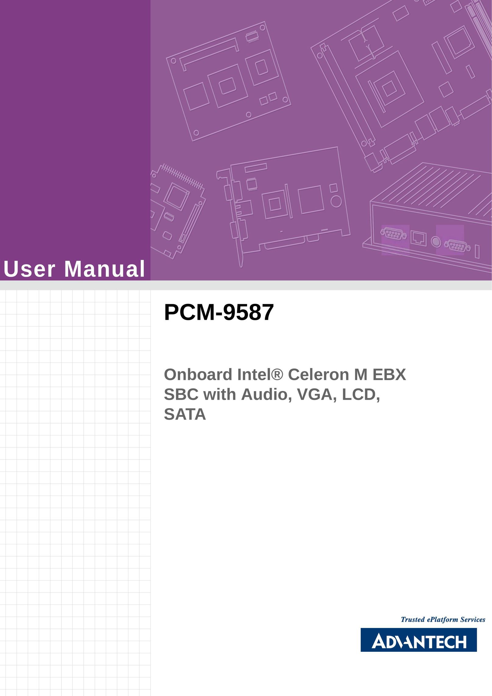 Advantech PCM-9587 Computer Hardware User Manual