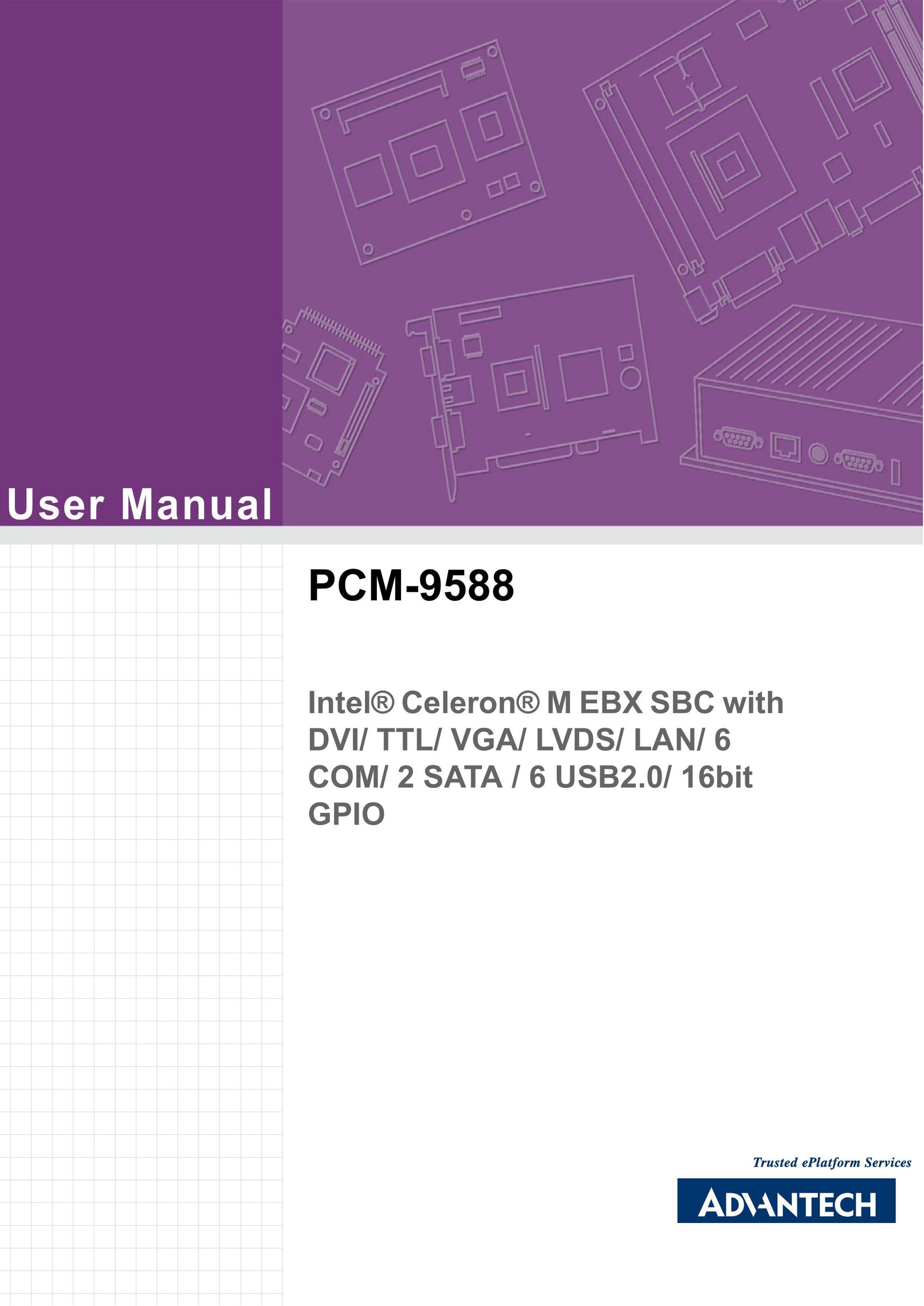 Advantech PCM-9588 Computer Hardware User Manual
