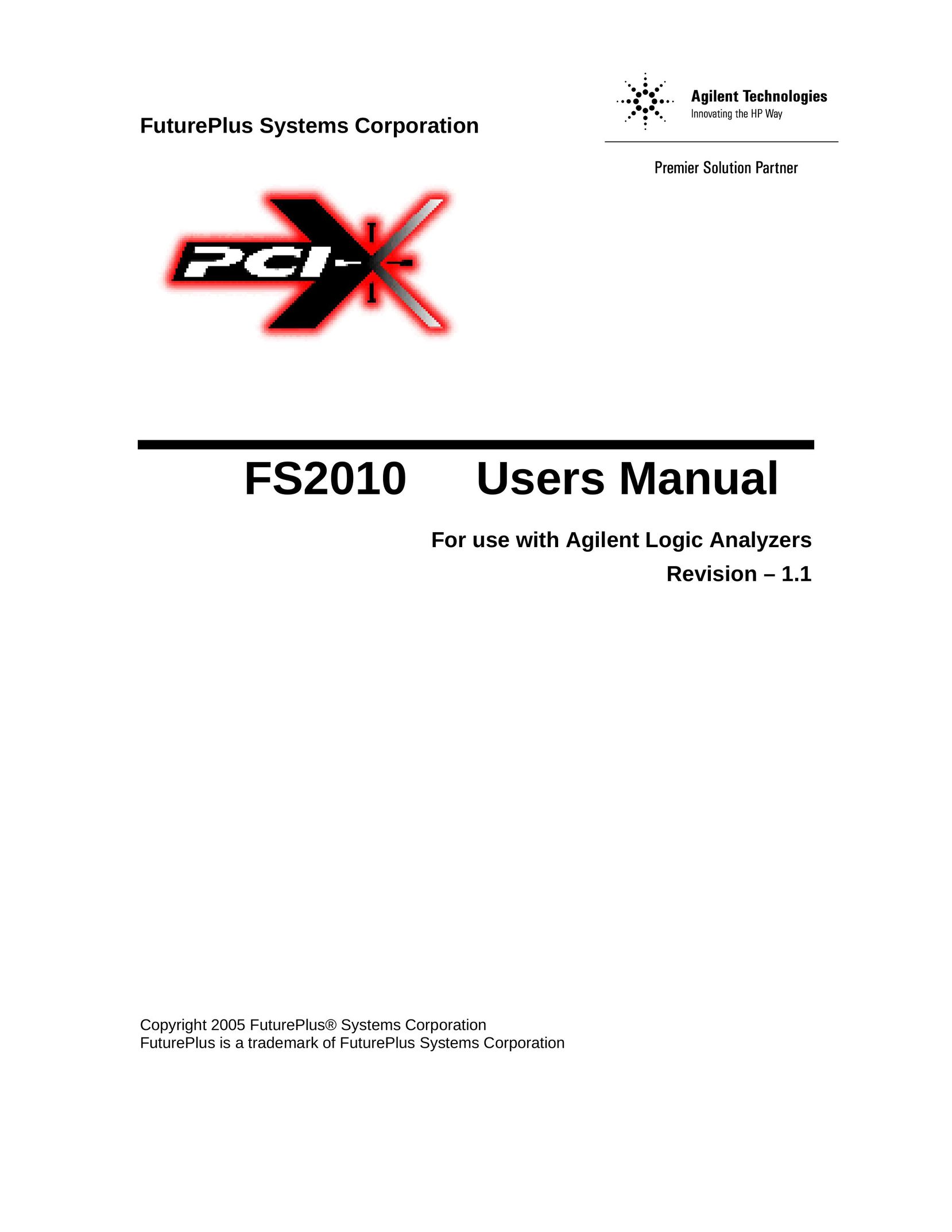 Agilent Technologies FS2010 Computer Hardware User Manual