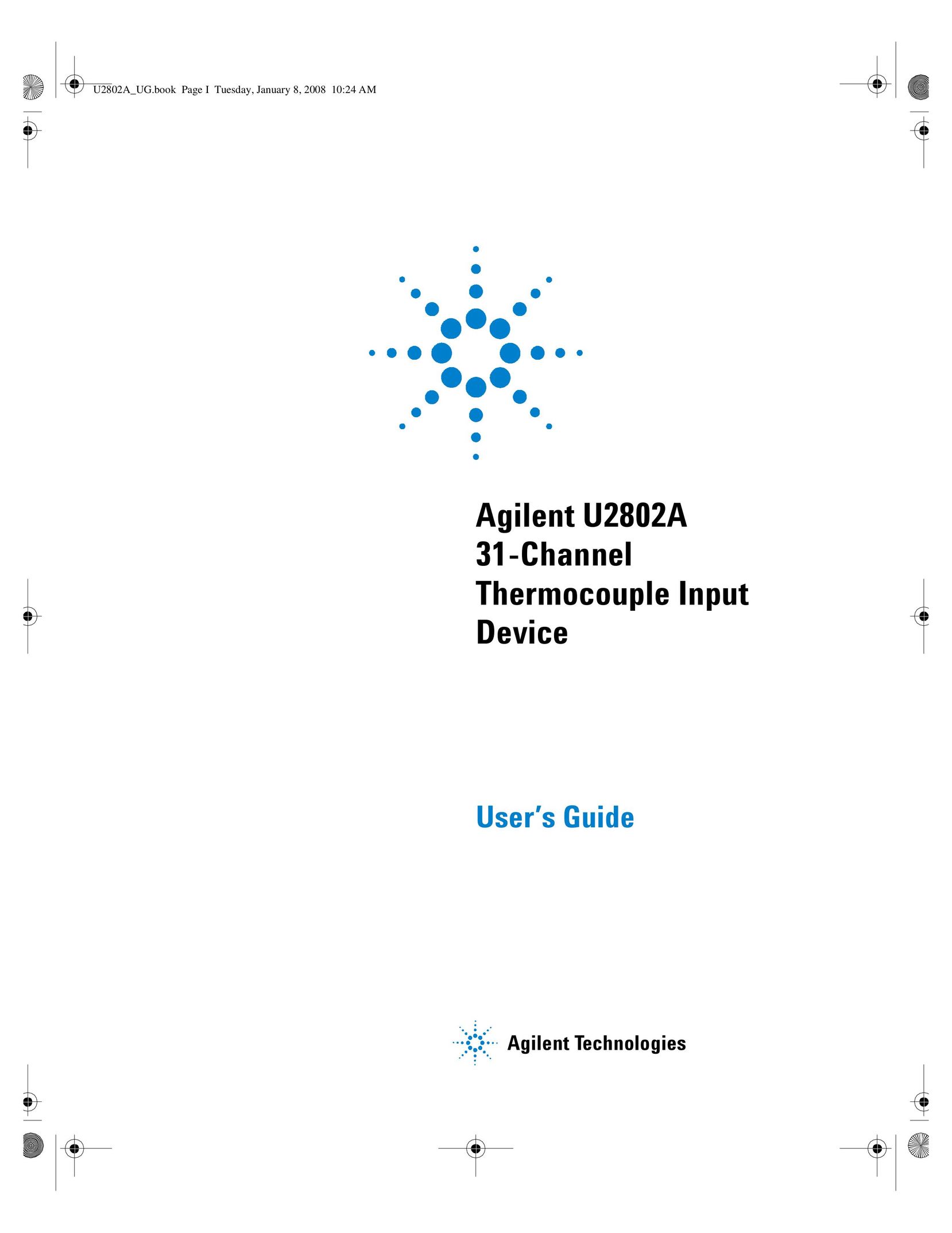Agilent Technologies U2802A Computer Hardware User Manual