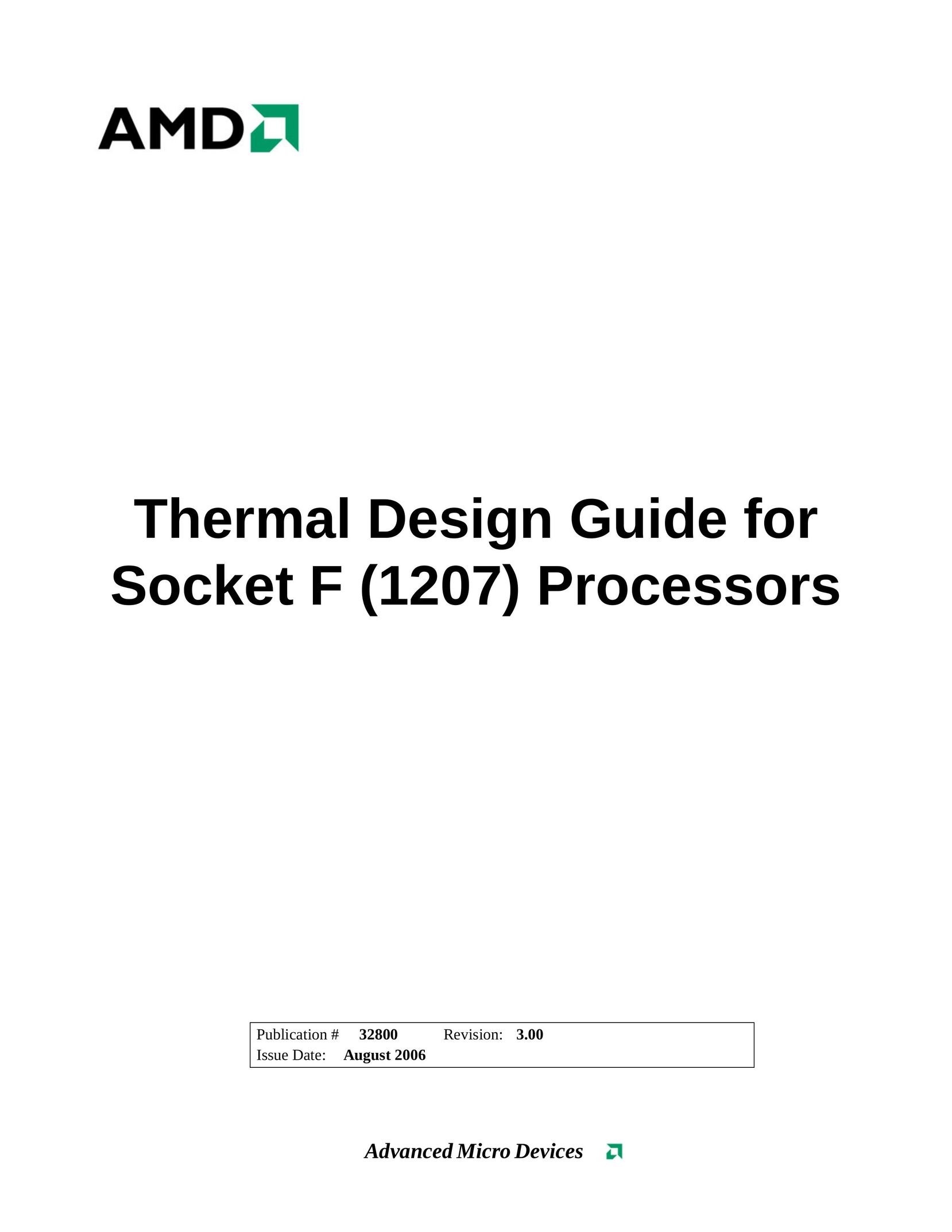 AMD 1207 Computer Hardware User Manual